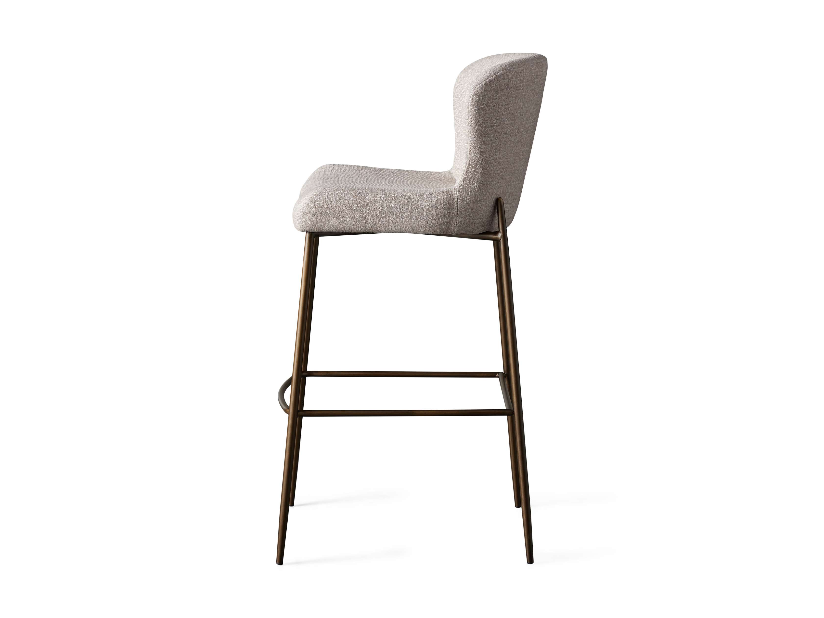 Kirsten Stool in Nona Linen