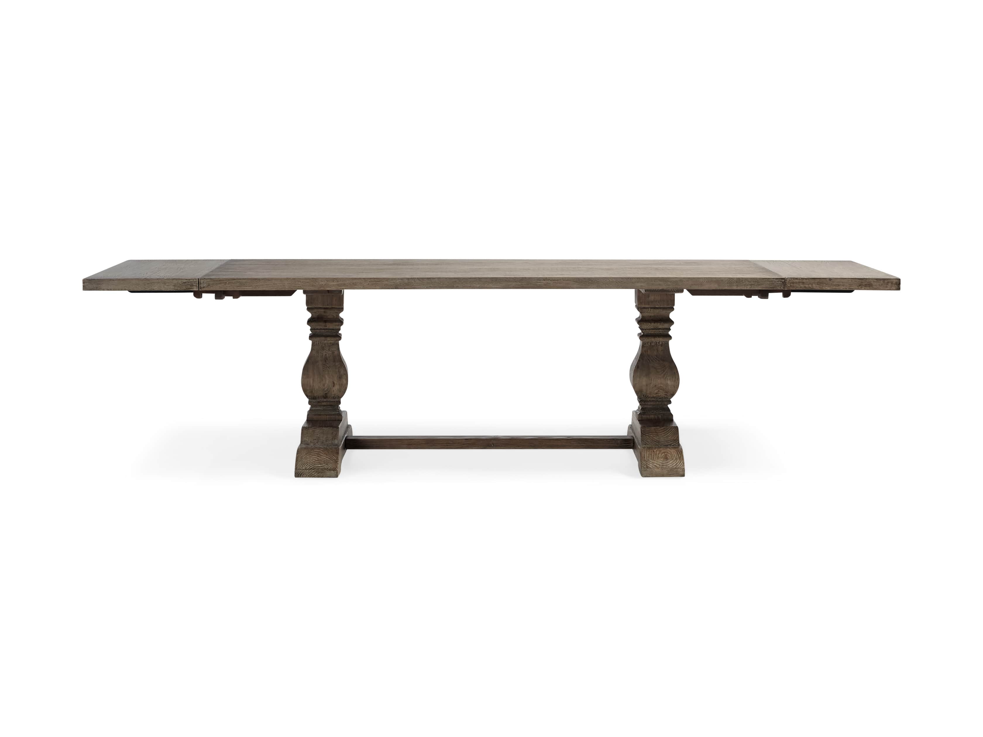 Kensington Oak 118" Extension Dining Table in Earl Grey, slide 12 of 15