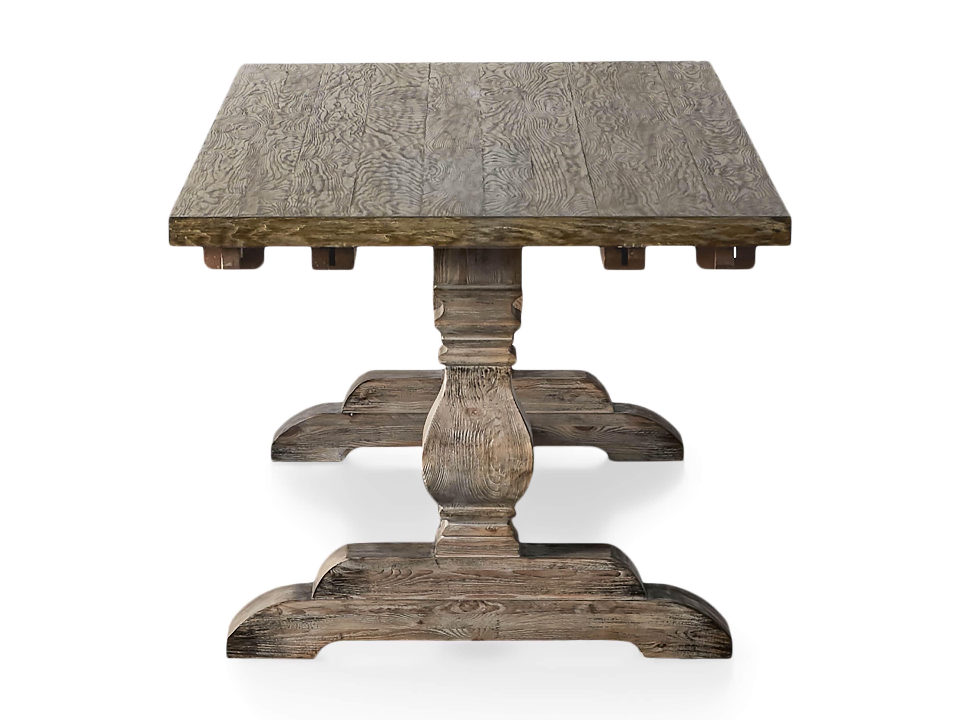 Kensington Oak 118" Extension Dining Table in Earl Grey, slide 13 of 15