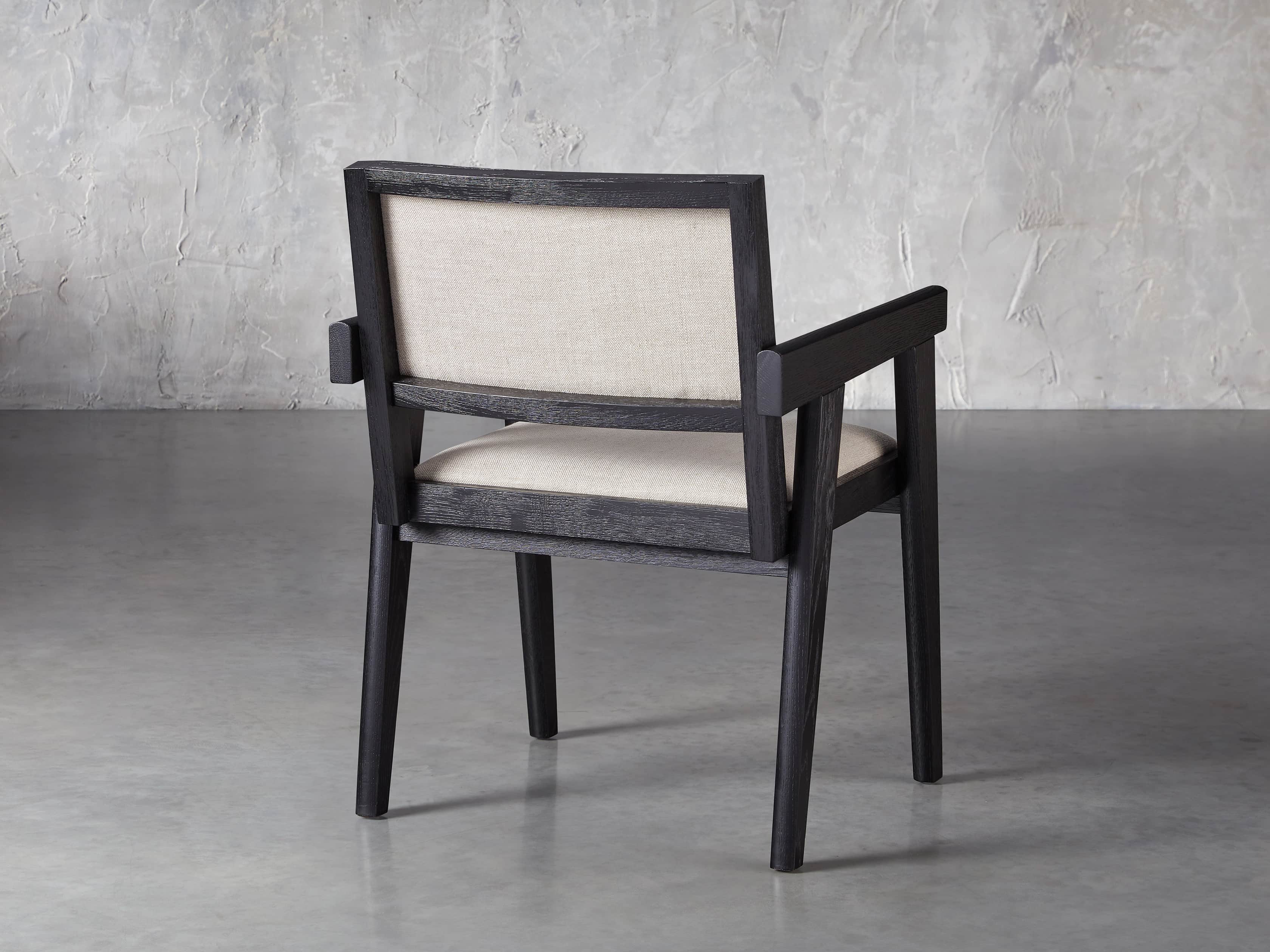 Kroy Upholstered Dining Arm Chair, slide 4 of 7