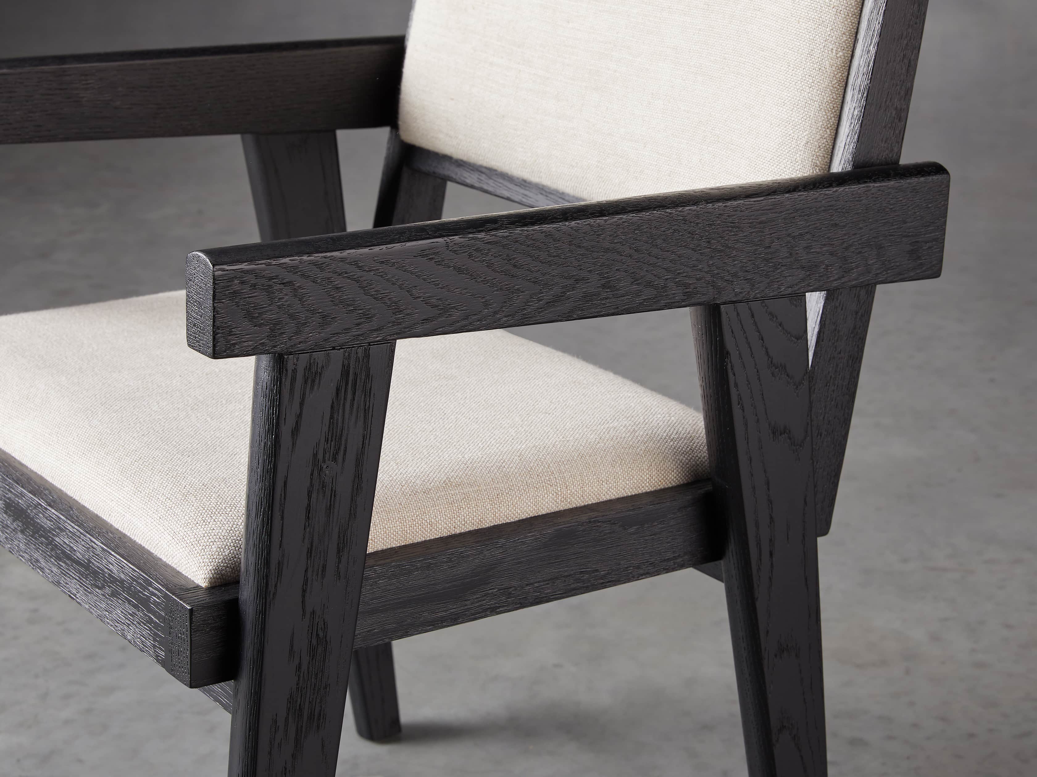 Kroy Upholstered Dining Arm Chair, slide 5 of 7