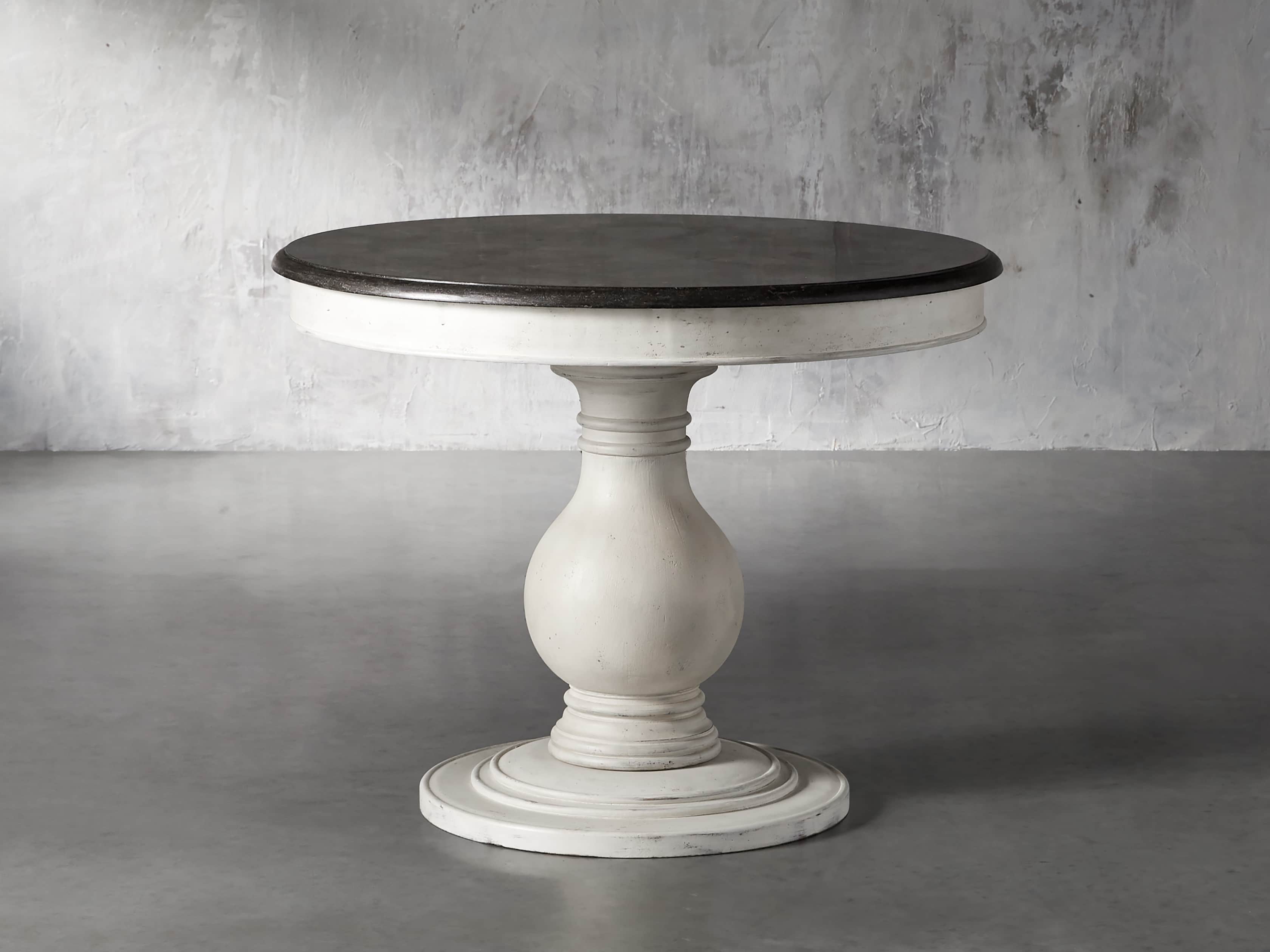 Luca Dining Table Arhaus, Pedestal Dining Table