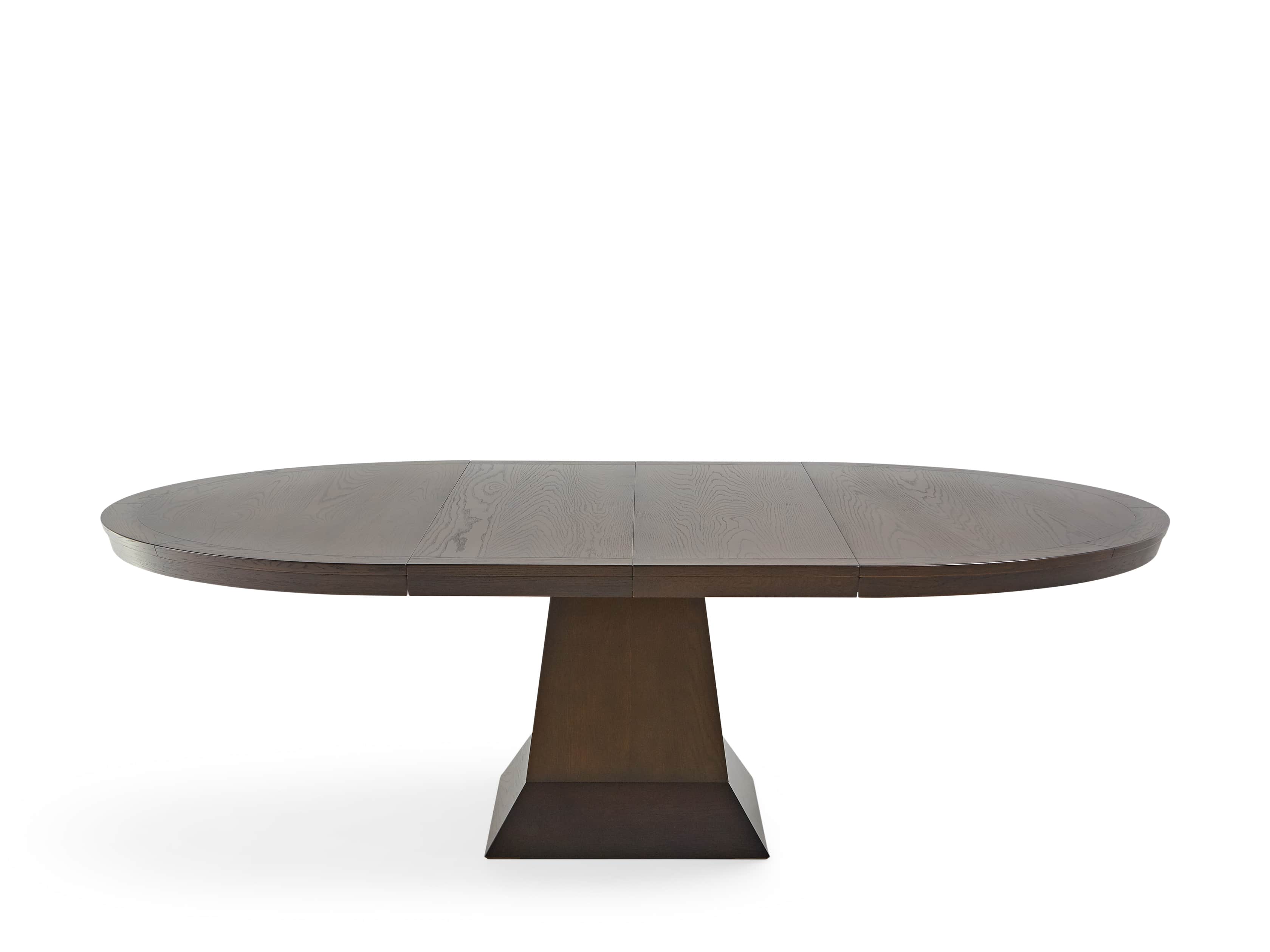 Leighton 62" Round Dining Table In Burnished Brown