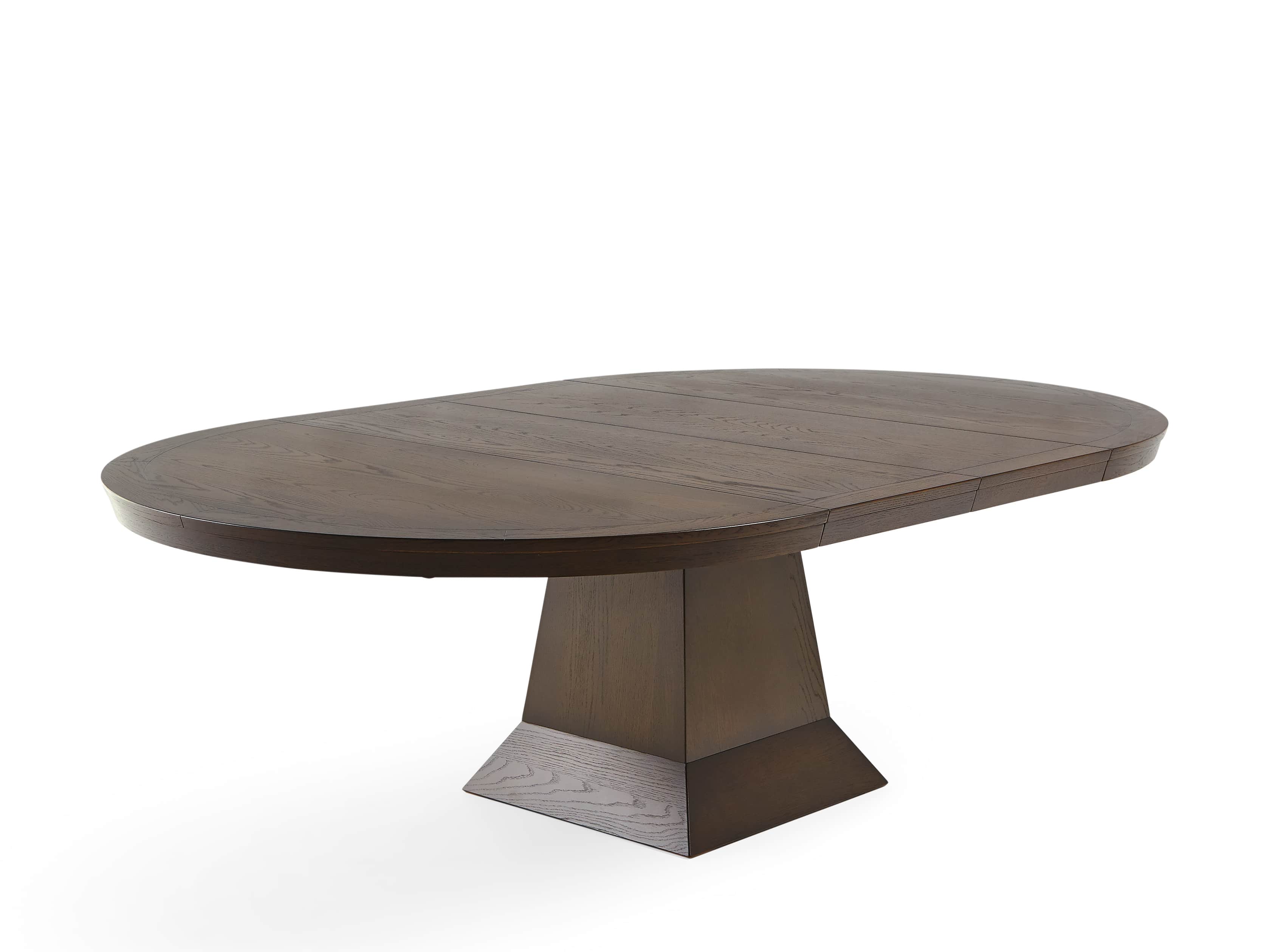 Leighton 62" Round Dining Table In Burnished Brown