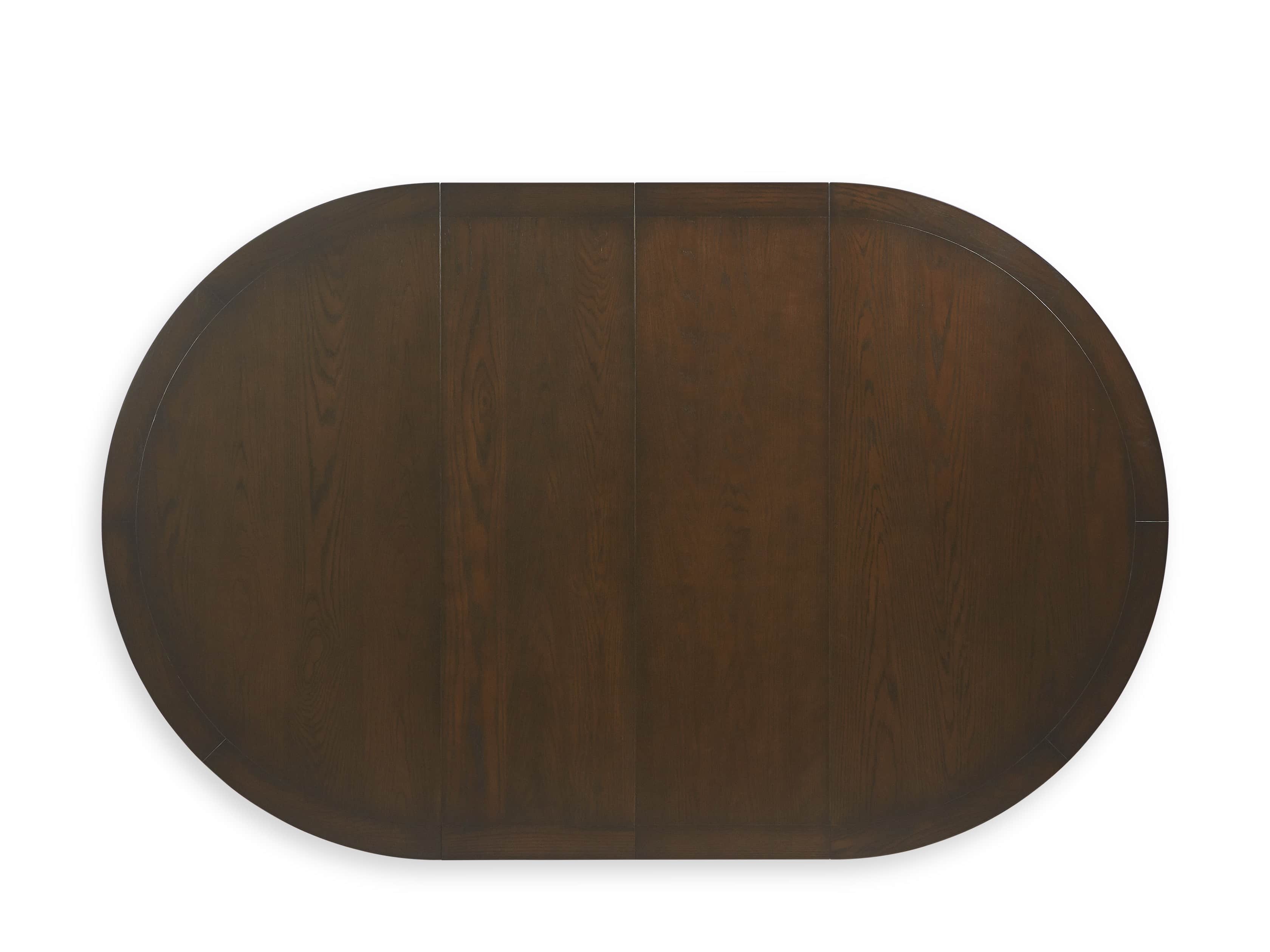 Leighton 62" Round Dining Table In Burnished Brown