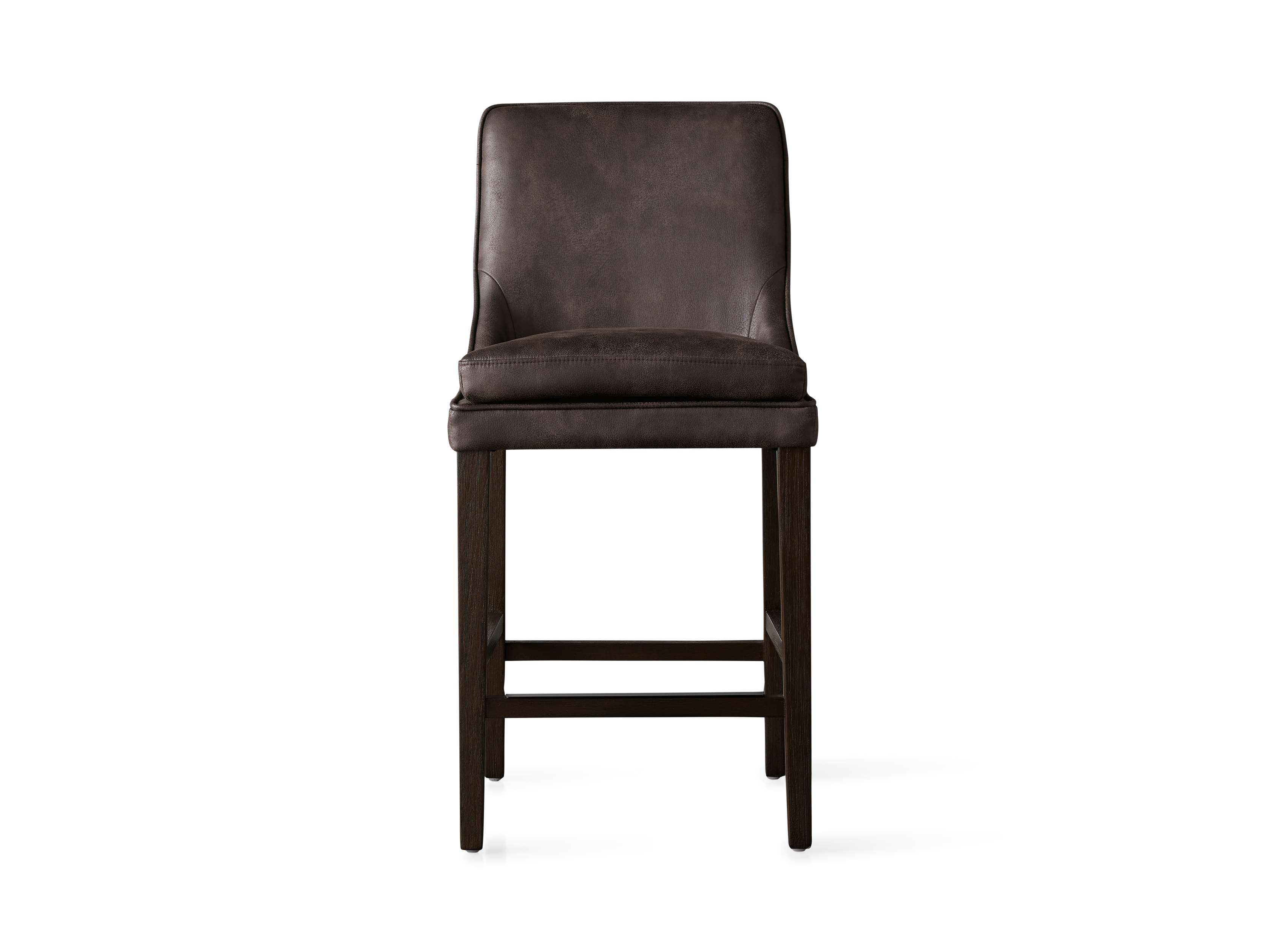Lunden Faux Leather Stool Arhaus
