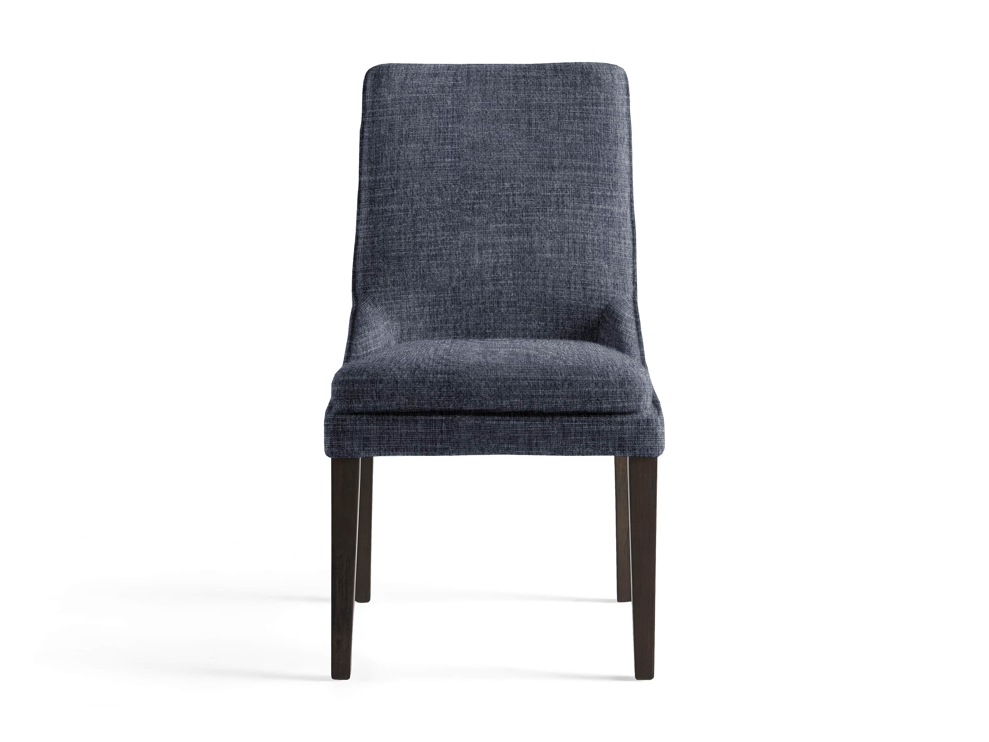 Lunden 25" Dining Side Chair in Crypton Nomad Navy, slide 2 of 2
