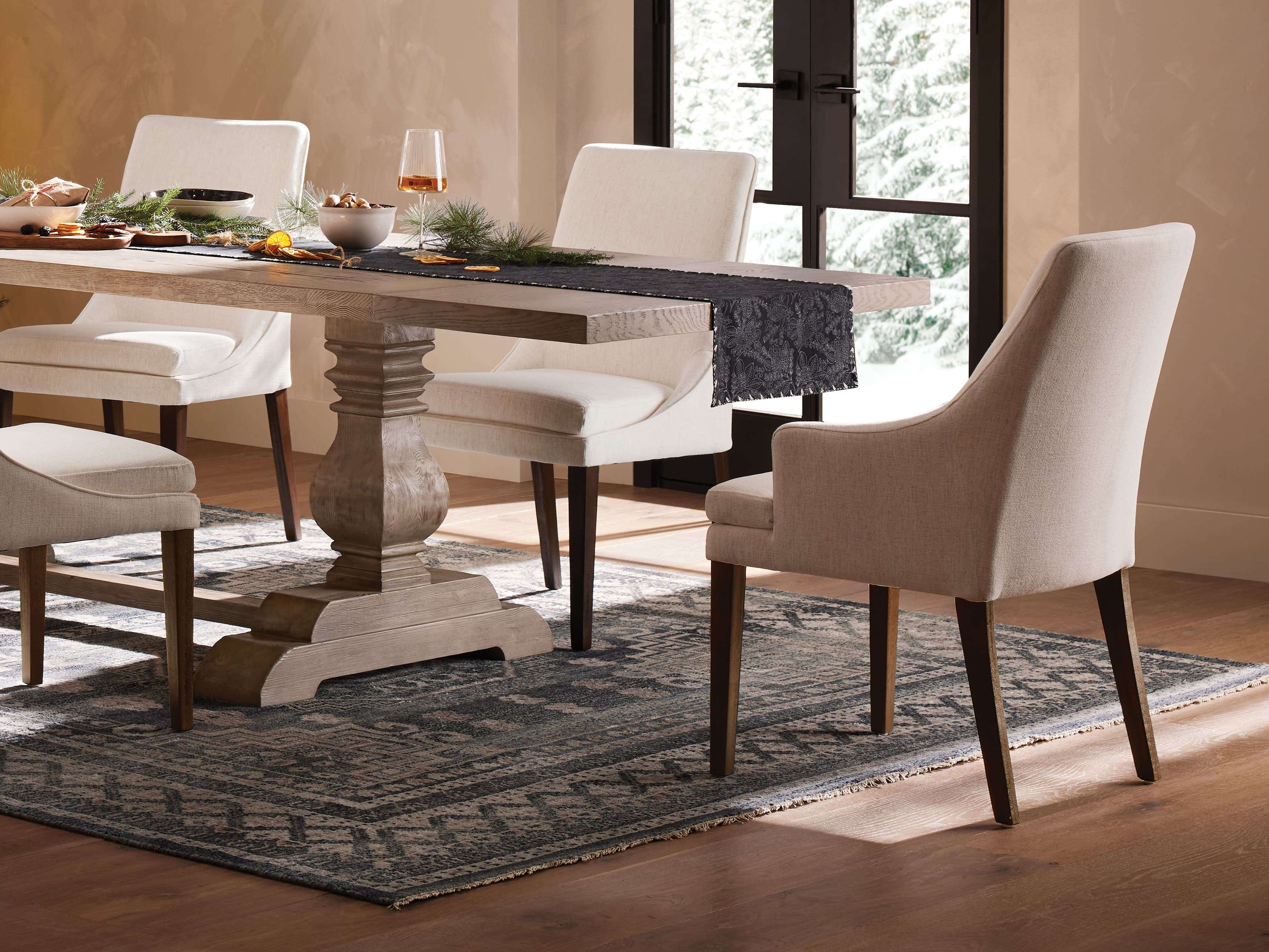 arhaus chairs dining