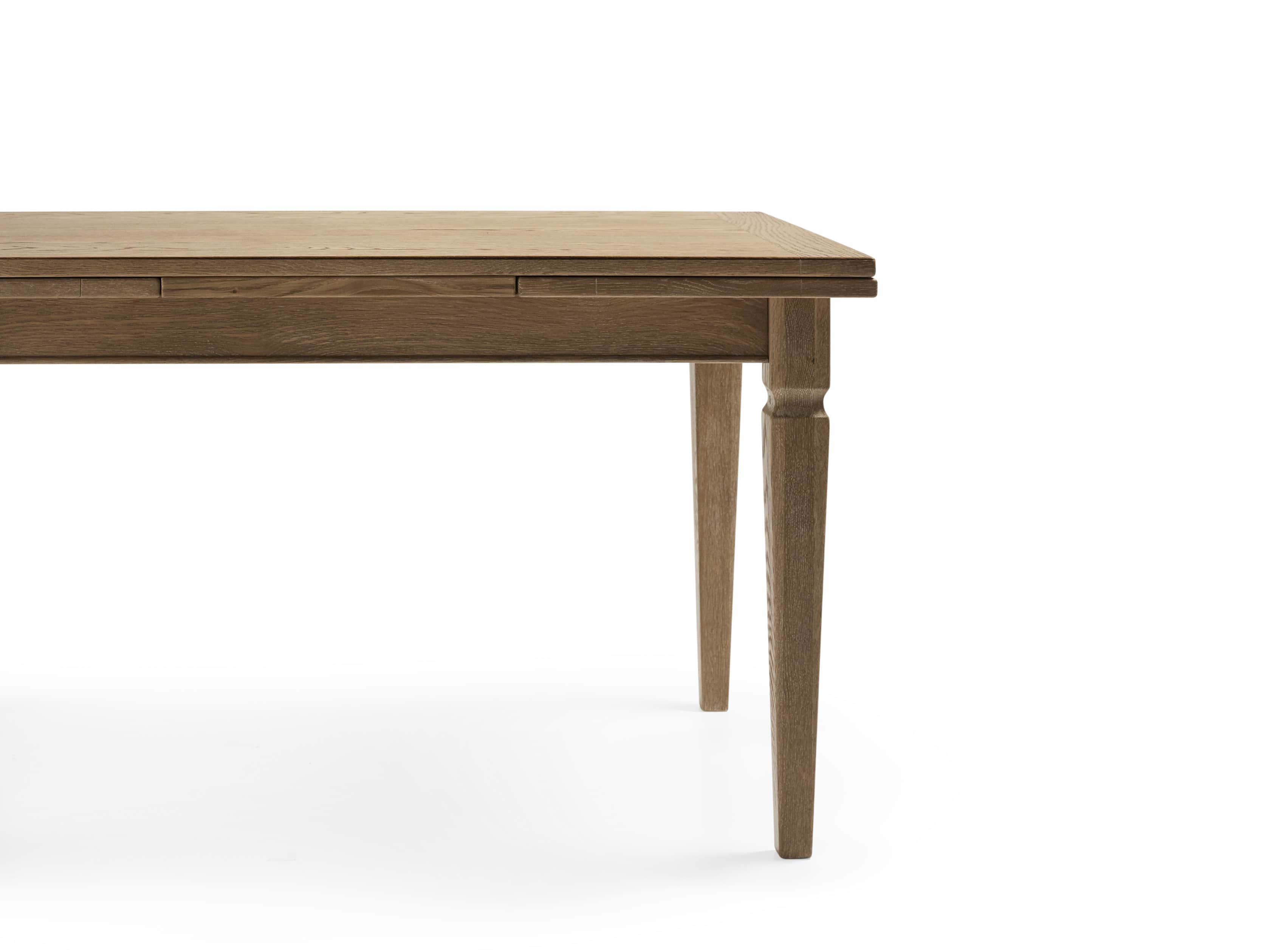 Luciano 80" Rectangle Dining Table In Weathered, slide 2 of 10