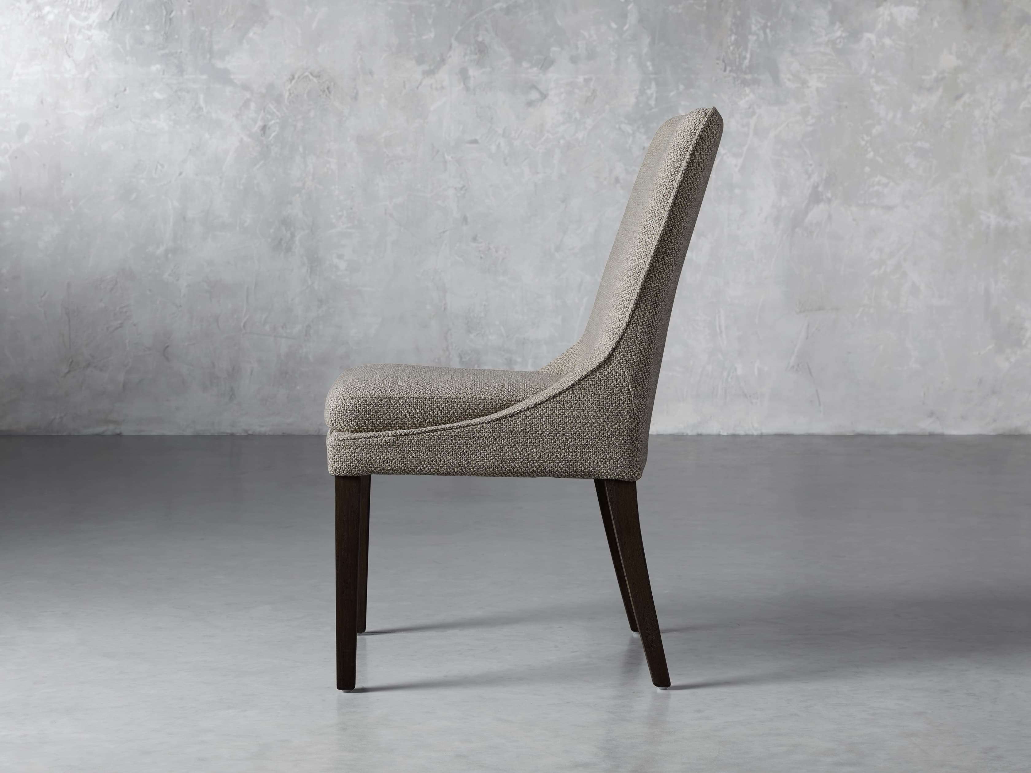 Lunden Upholstered 20" Dining Side Chair in Moto Pumice