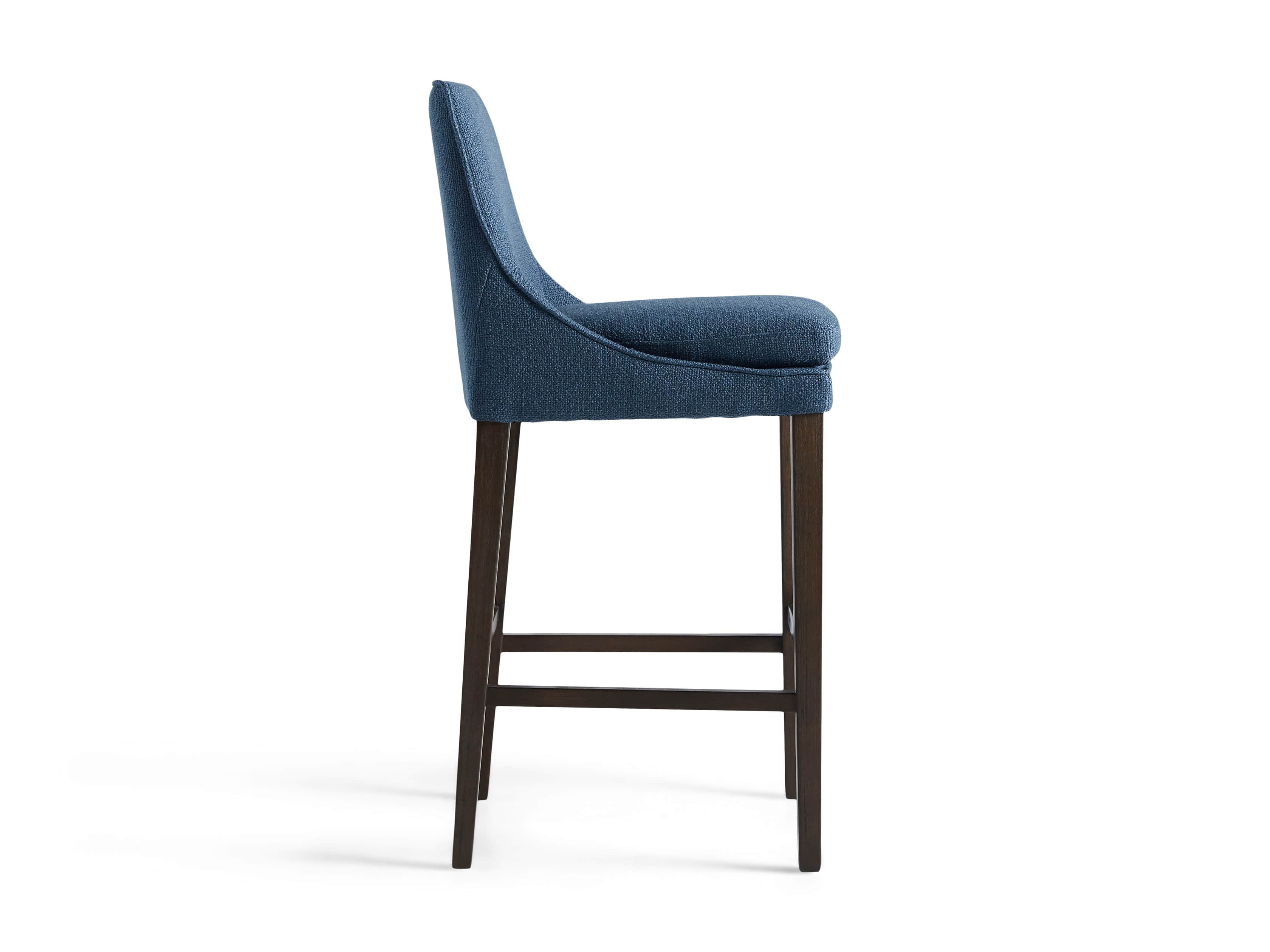 Lunden Upholstered 19" Barstool in Moto Cadet, slide 8 of 8
