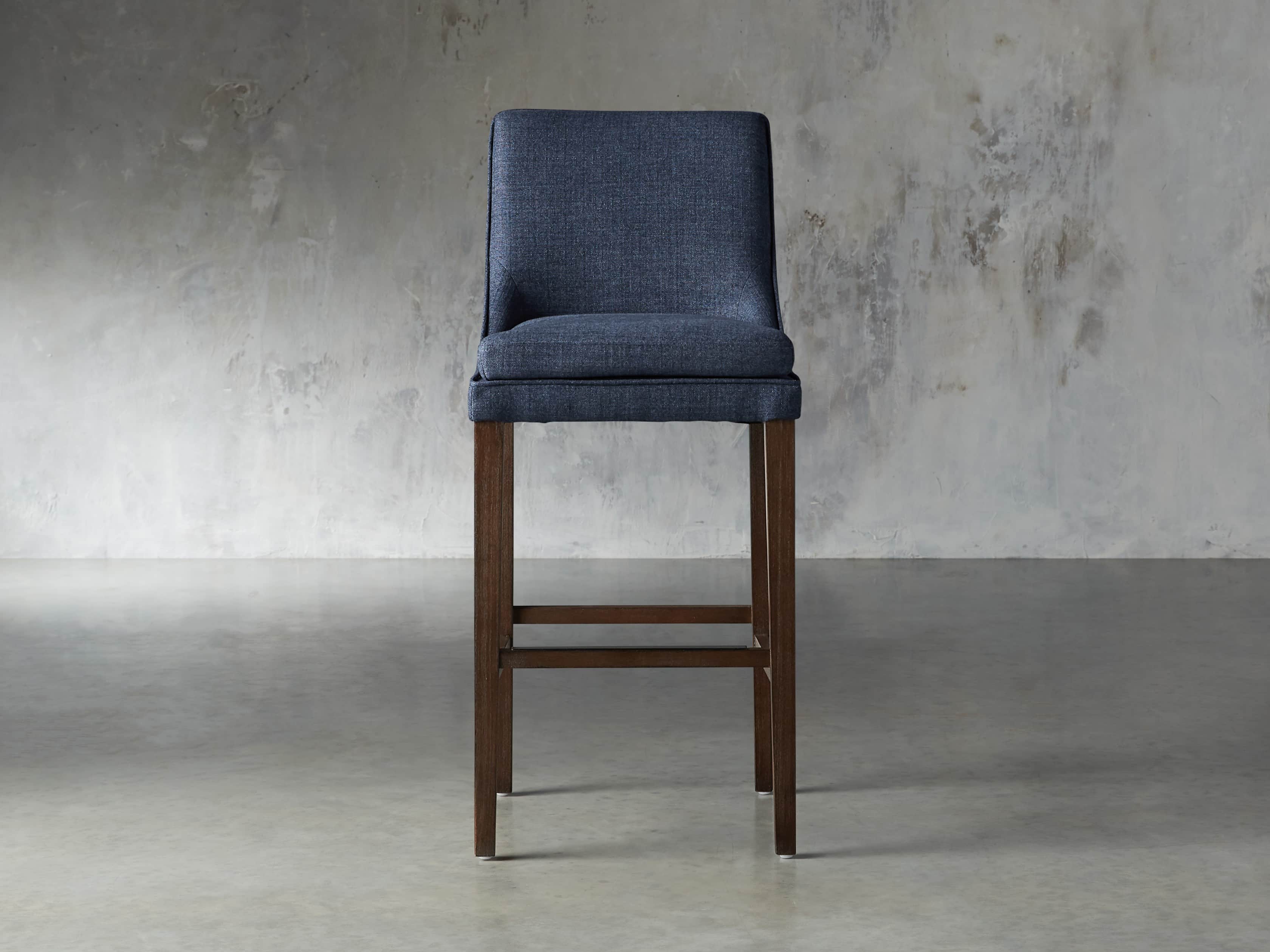 Lunden Upholstered Barstool, slide 1 of 7