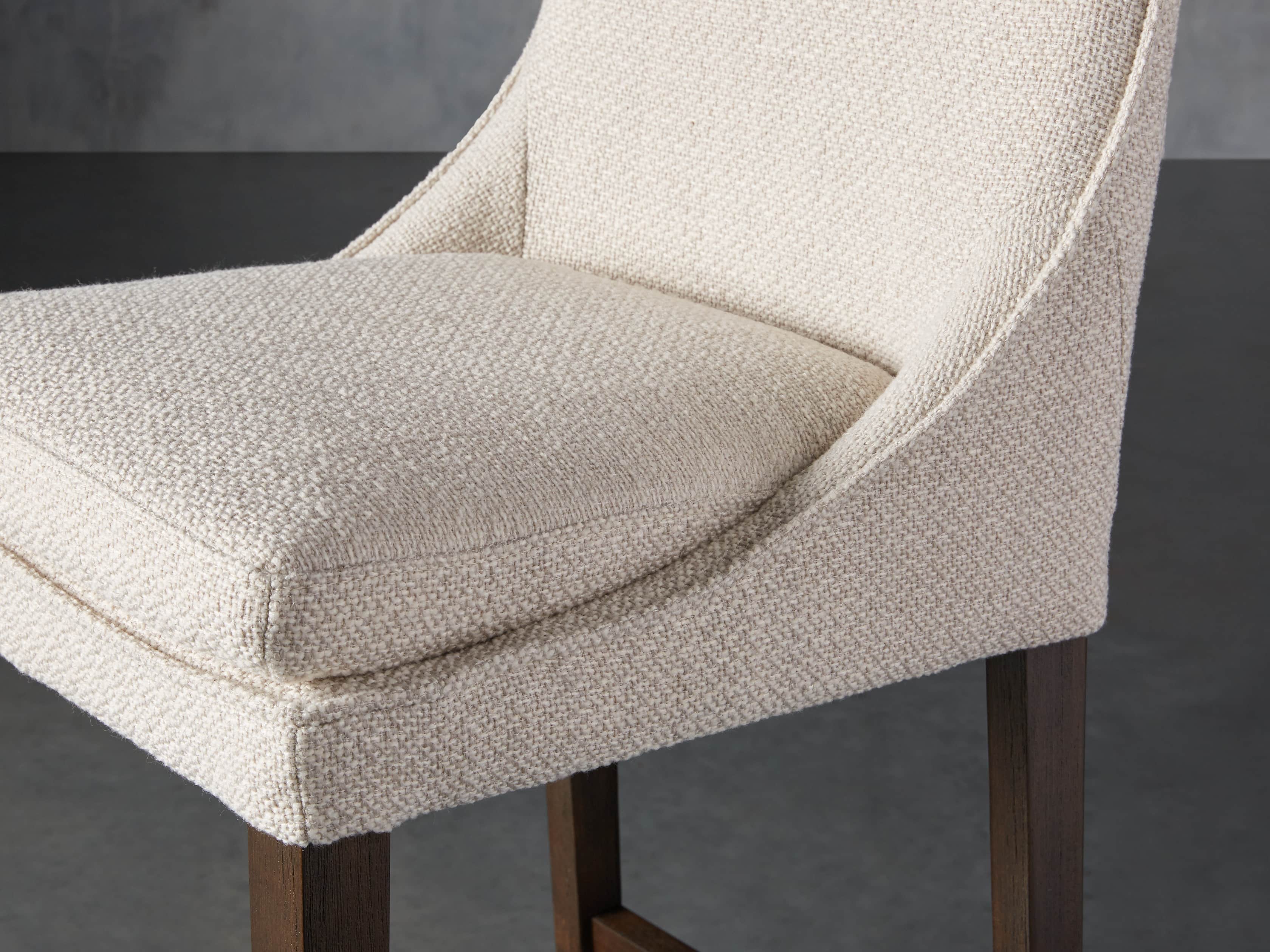 Lunden Upholstered Barstool in Moto Stucco, slide 5 of 9