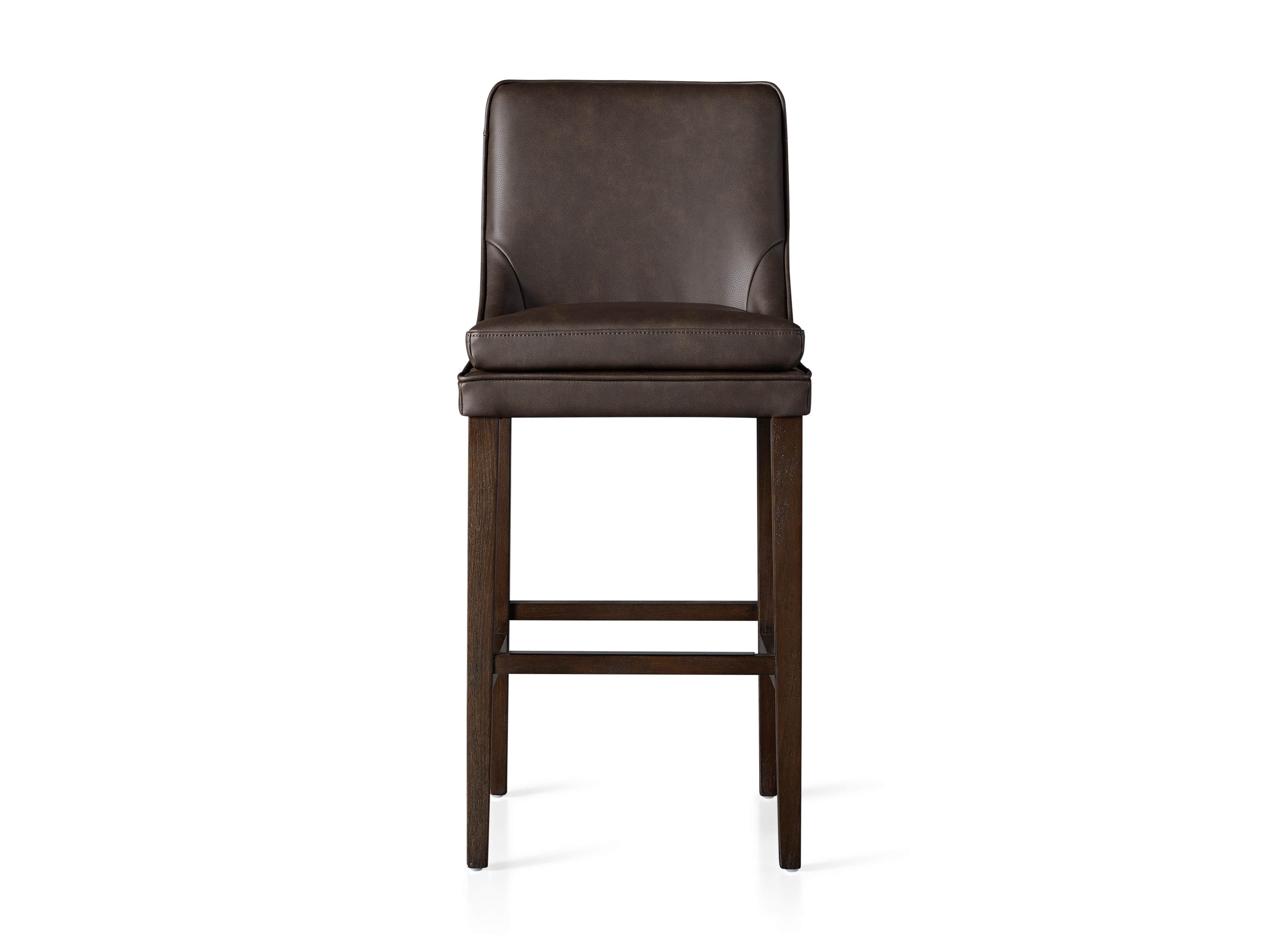 Lunden Faux Leather Dining Side Chair in Espresso, slide 6 of 7