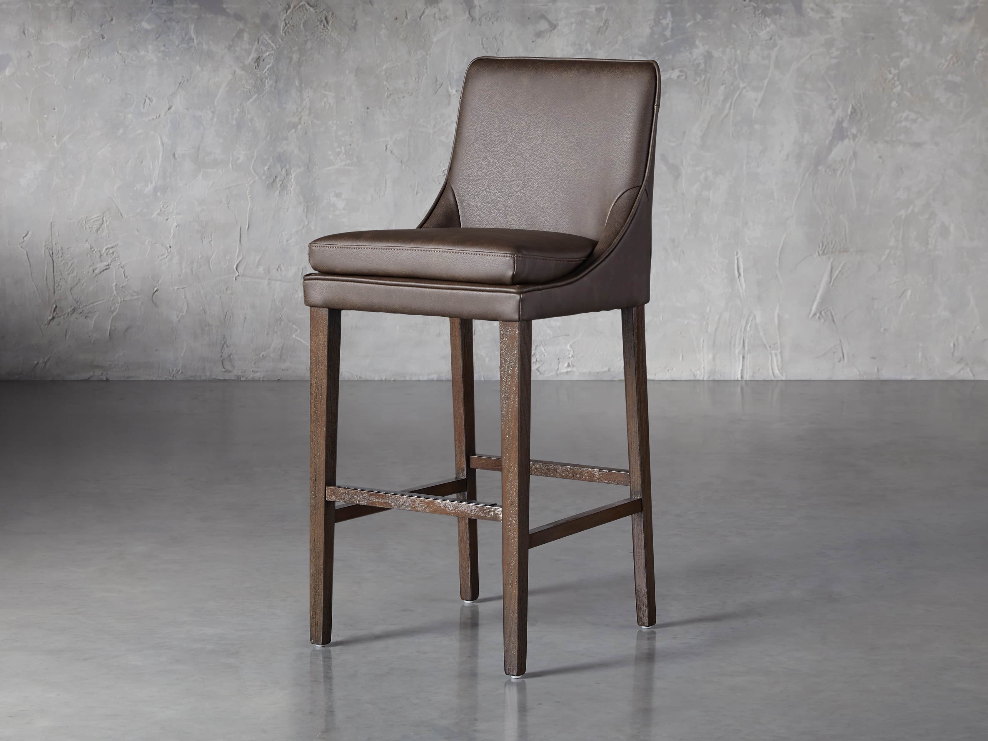 Lunden Faux Leather Dining Side Chair in Espresso, slide 2 of 7