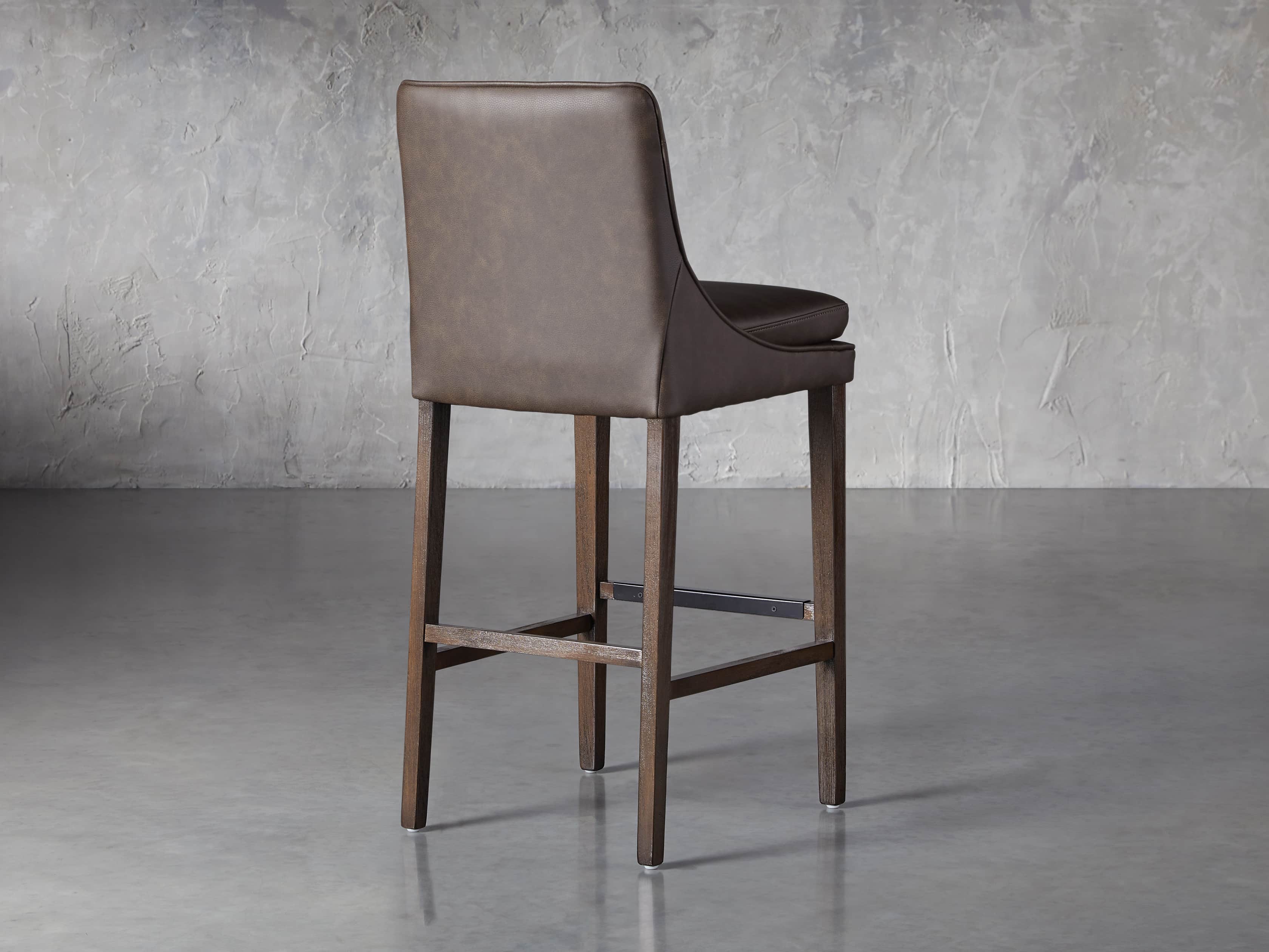 Lunden Faux Leather Dining Side Chair in Espresso, slide 4 of 7