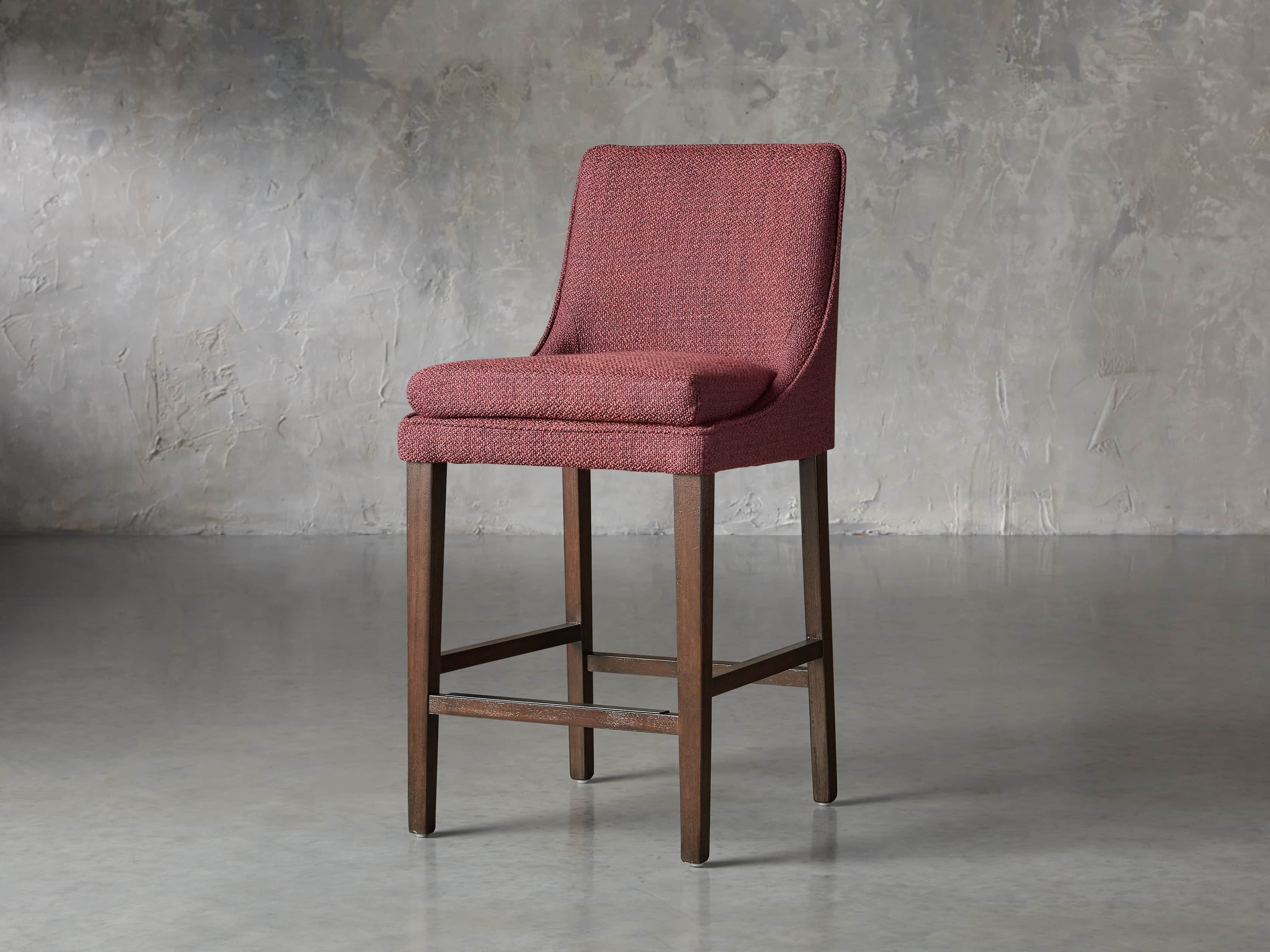 Lunden Upholstered 19" Counter Stool in Moto Imperial, slide 2 of 8