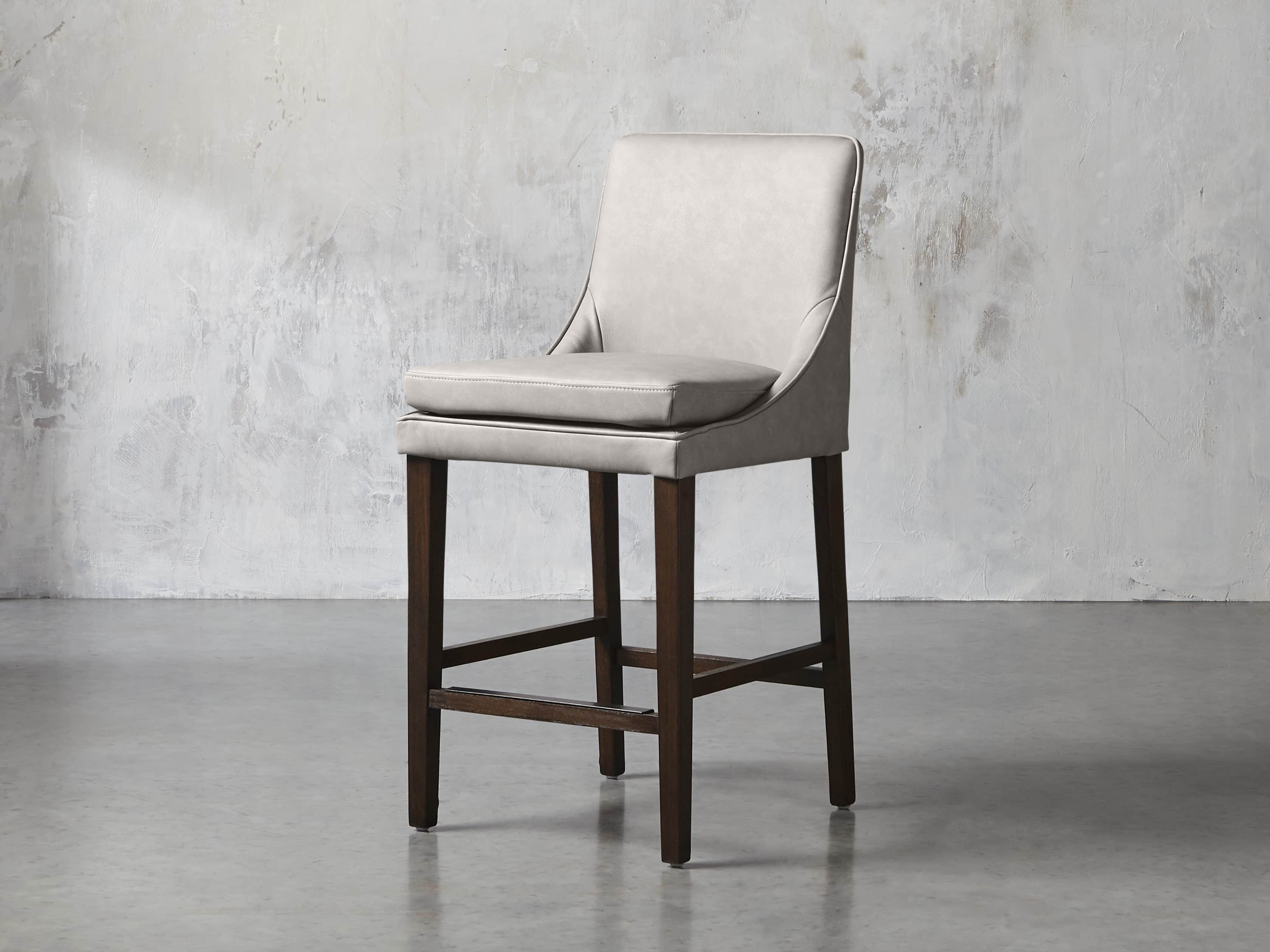 Lunden Faux Leather 19" Counter Stool