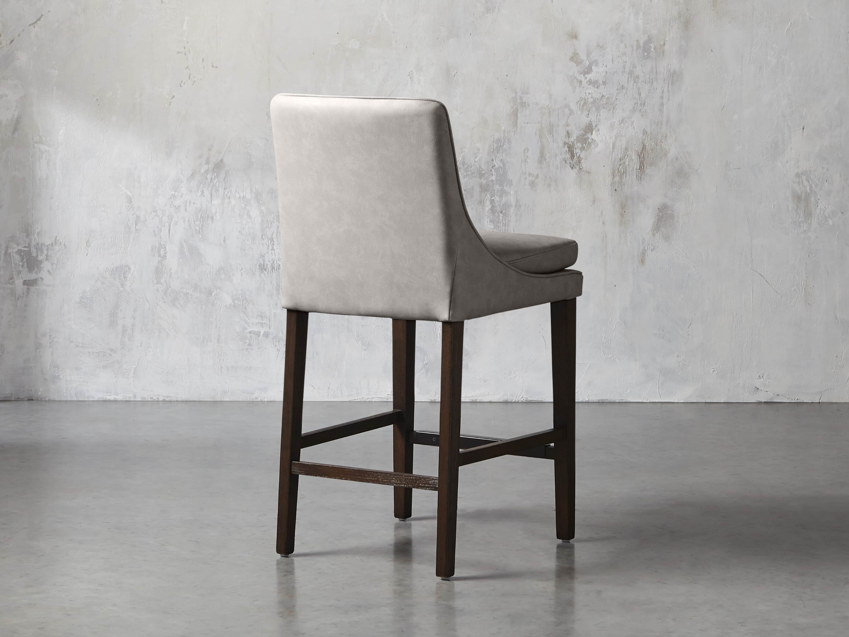 Lunden Faux Leather 19" Counter Stool