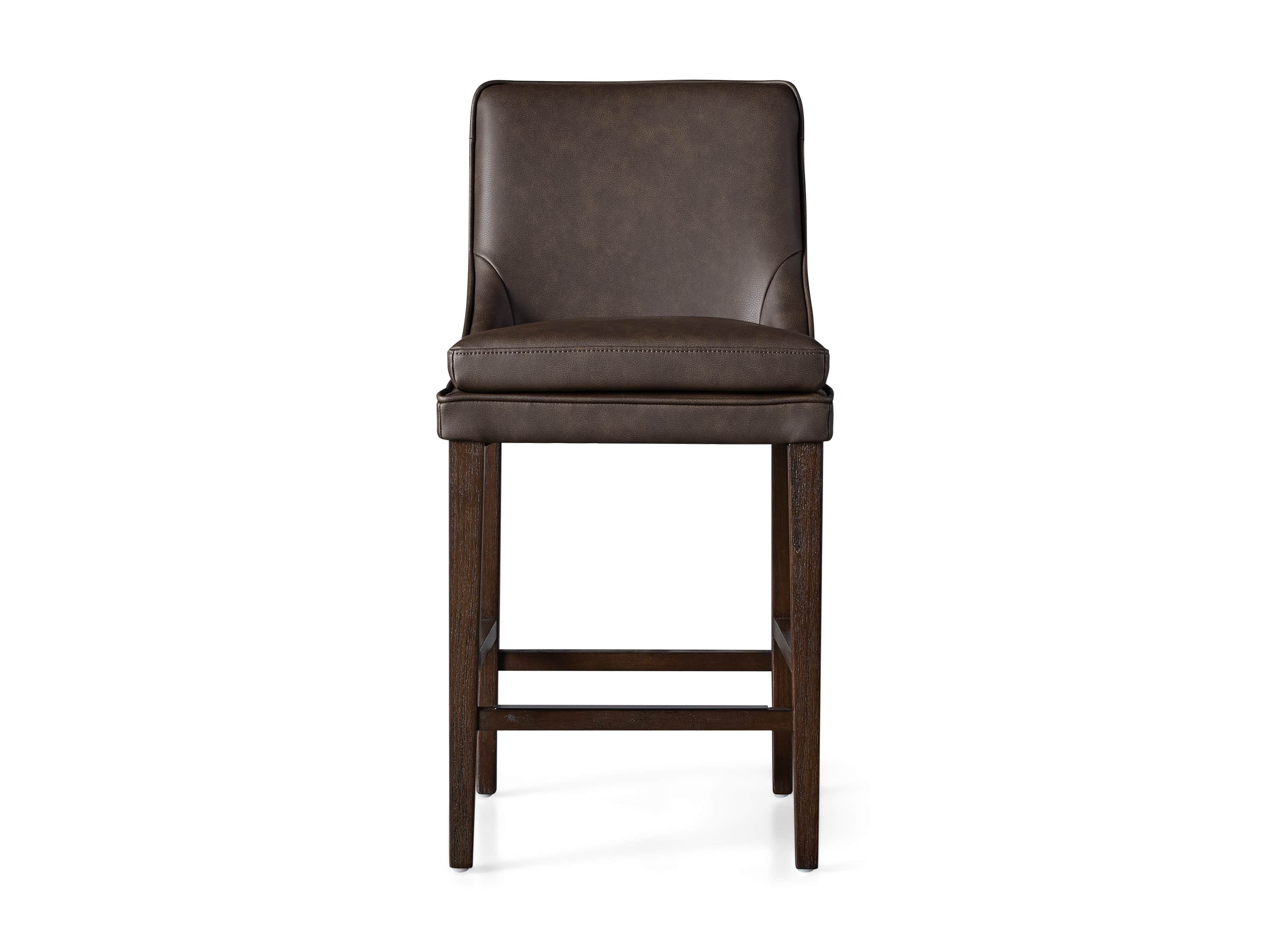 Lunden Faux Leather Counterstool in Espresso, slide 6 of 6