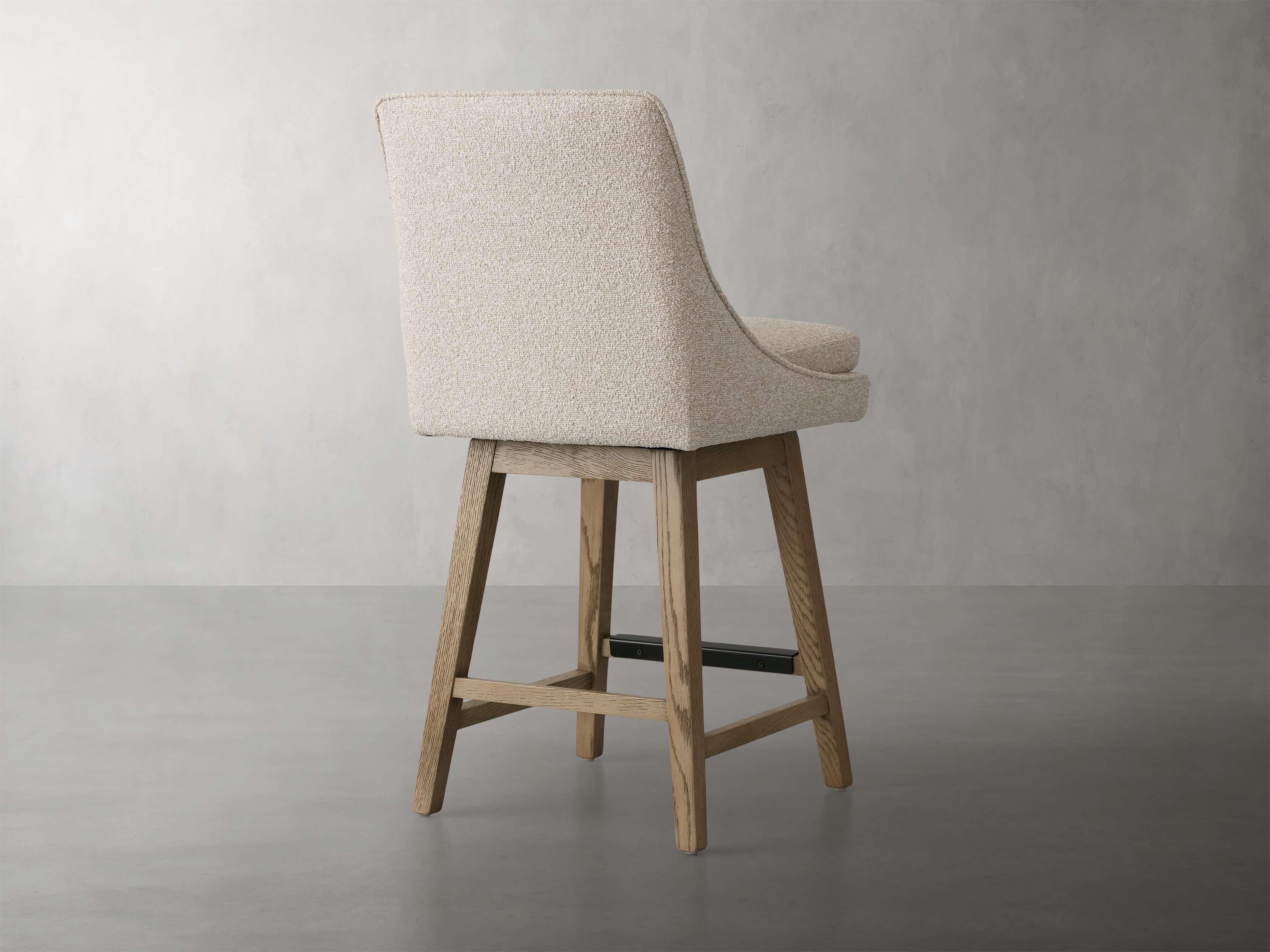 Lunden Swivel Stool in Fawn