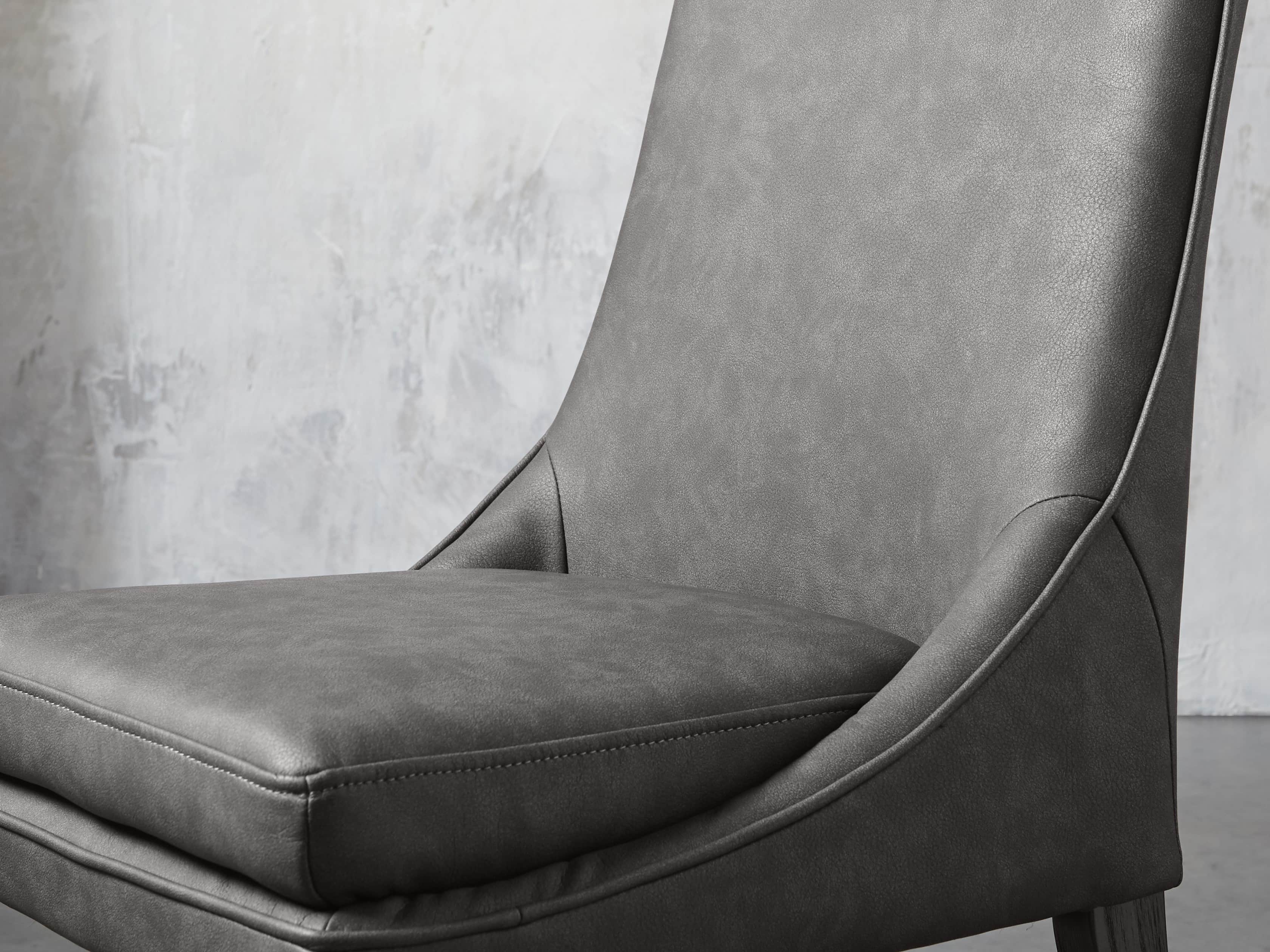 Lunden Faux Leather Dining Chair Arhaus