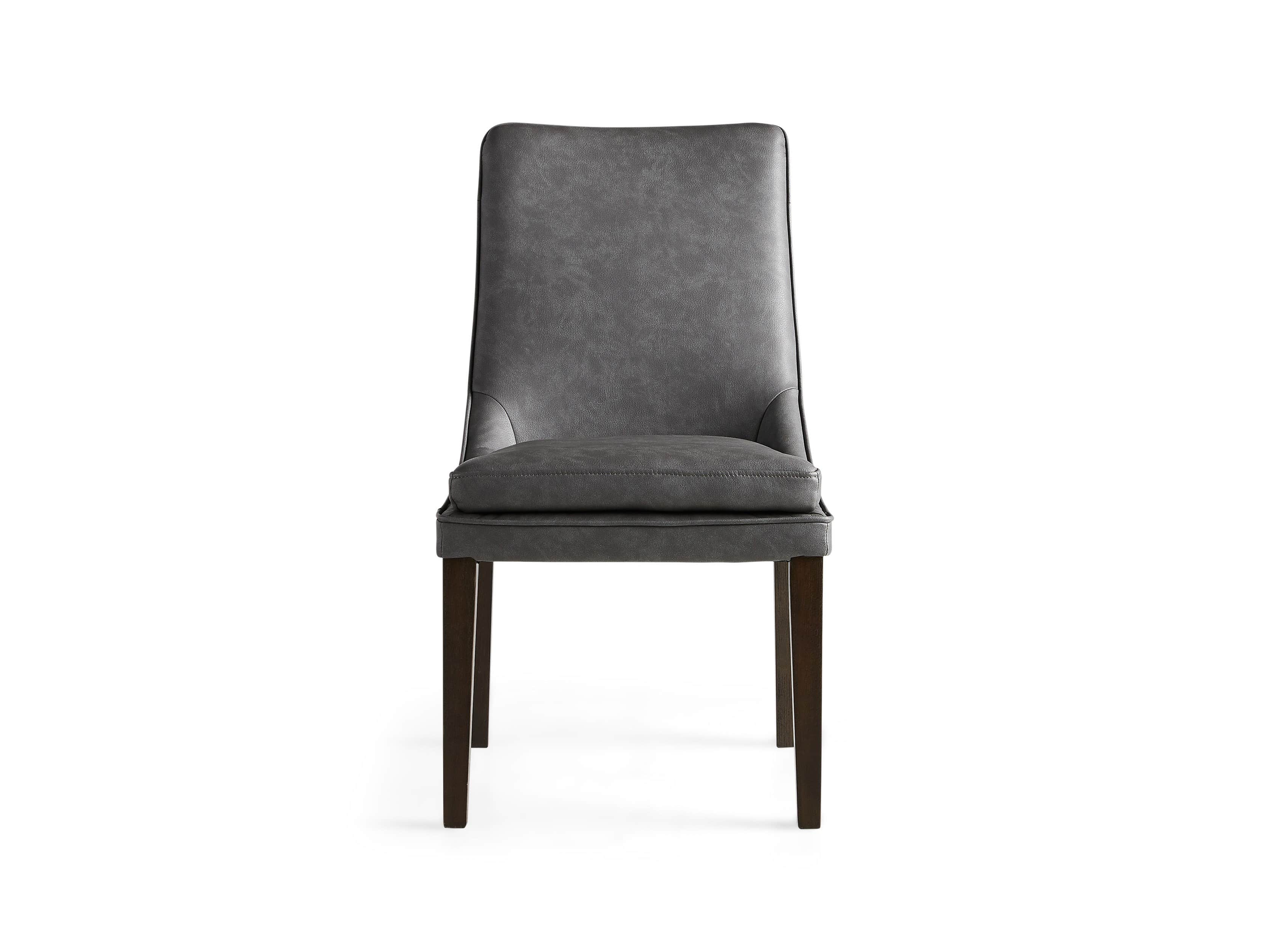 lunden faux leather dining chair