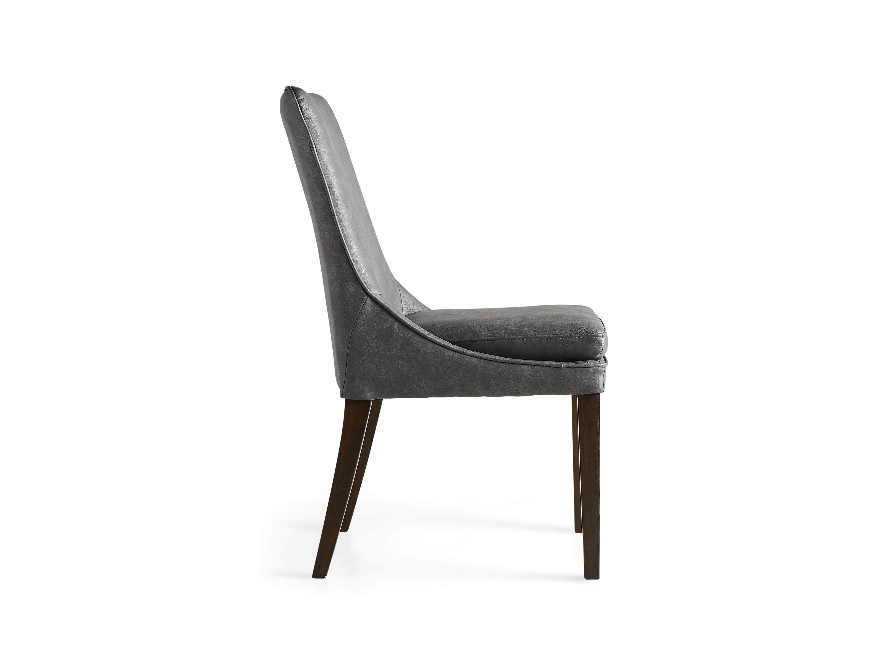 lunden faux leather dining chair