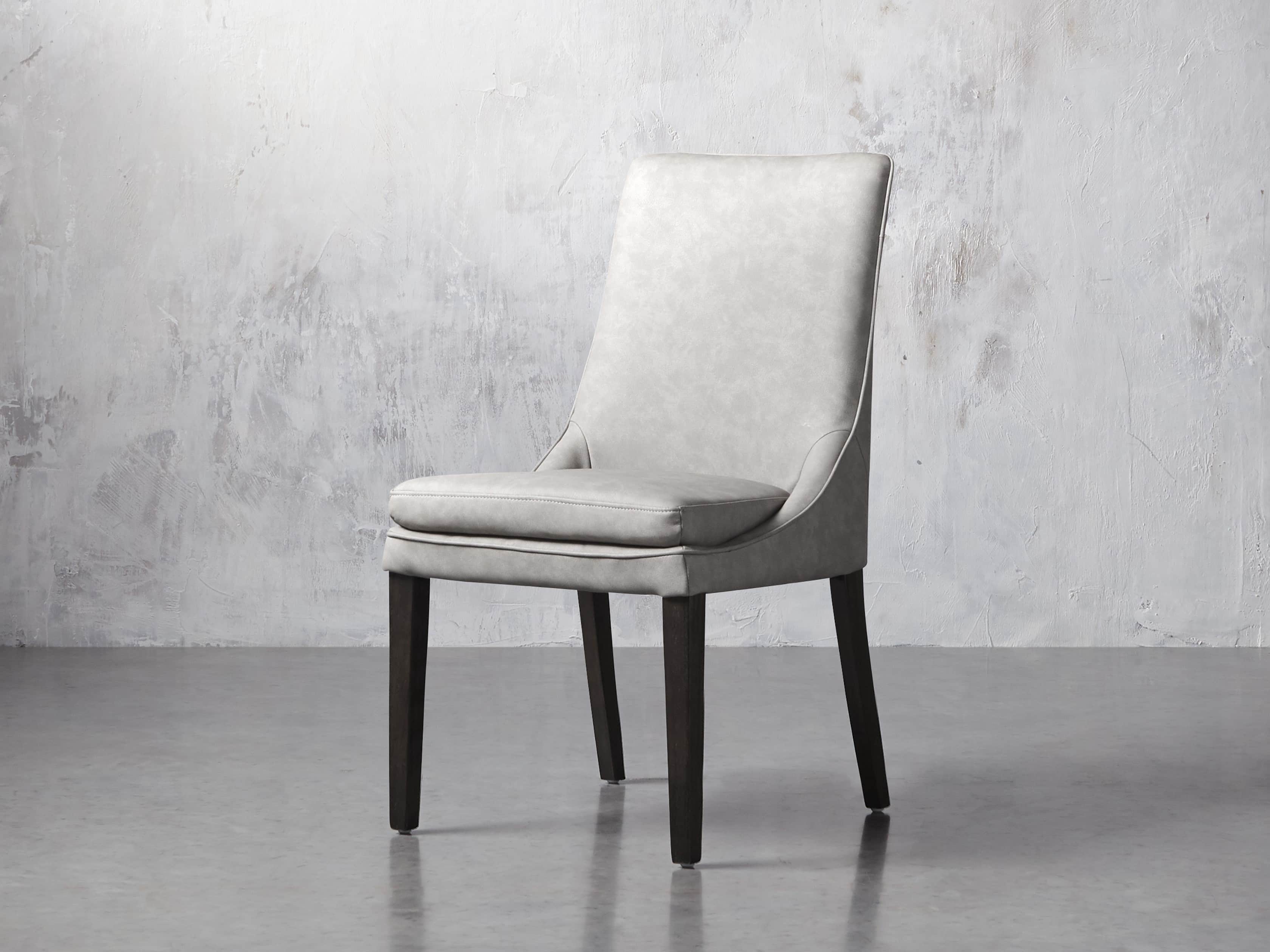 Lunden Faux Leather Dining Chair Arhaus