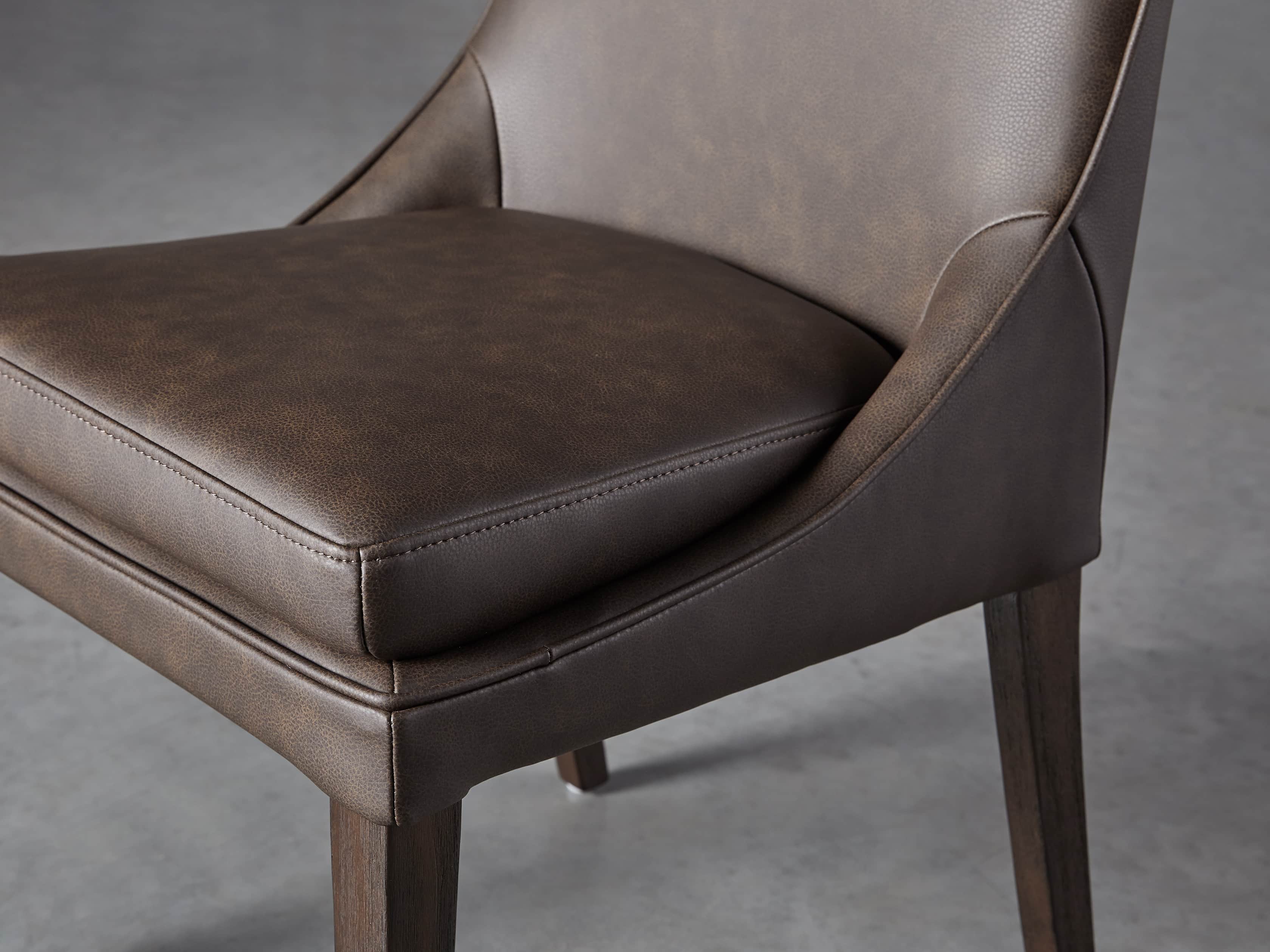 Lunden Faux Leather Dining Chair Arhaus