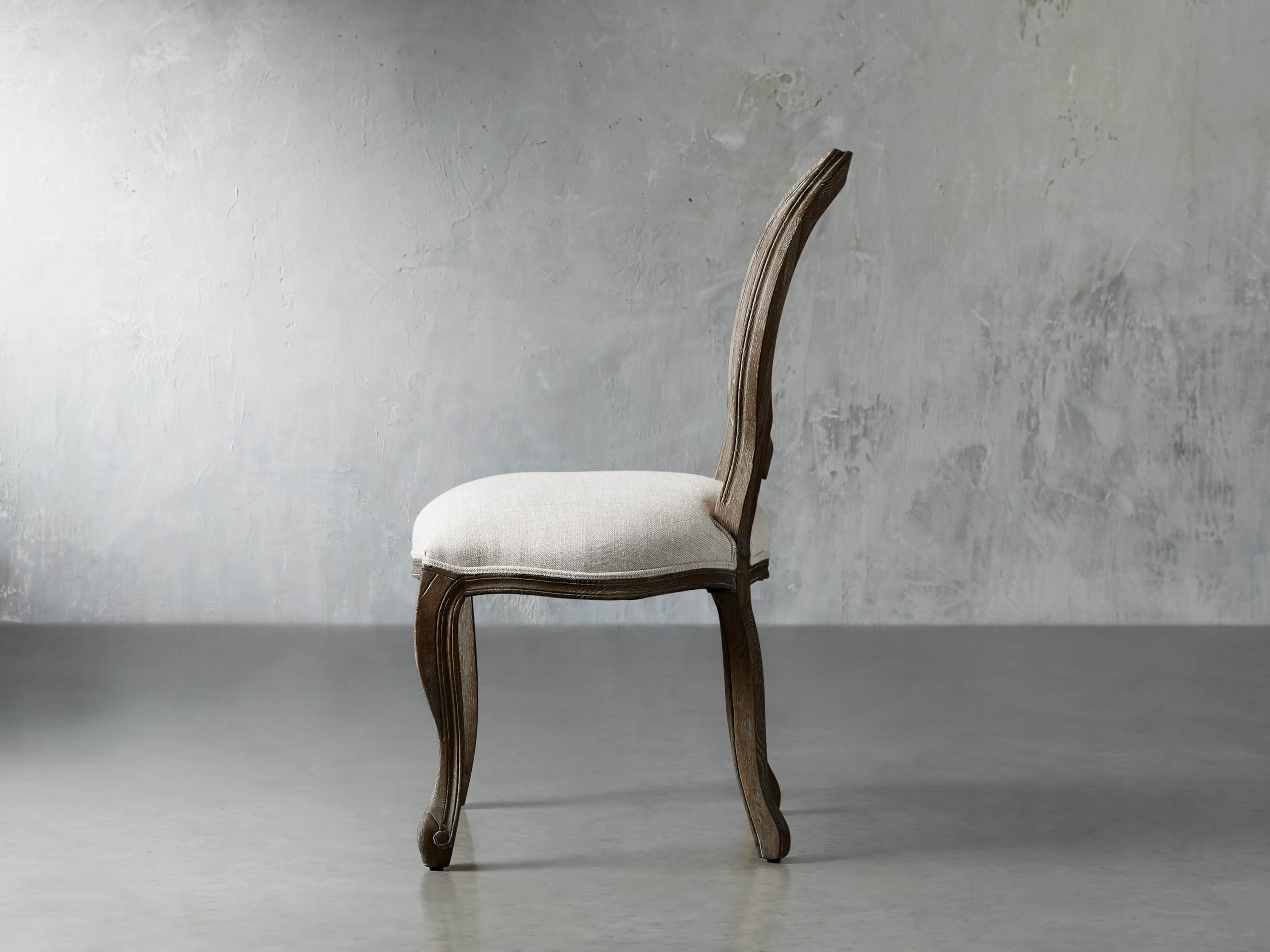 Margot Cane Back Dining Side Chair in Cinder, slide 3 of 8