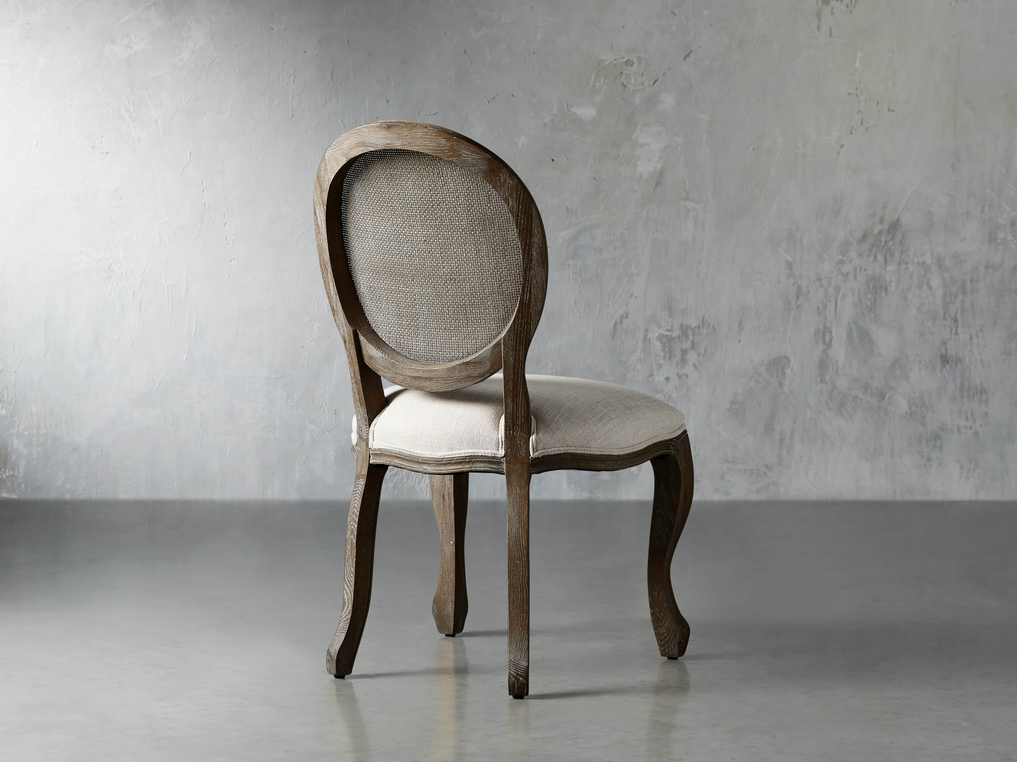 Margot Cane Back Dining Side Chair in Cinder, slide 4 of 8