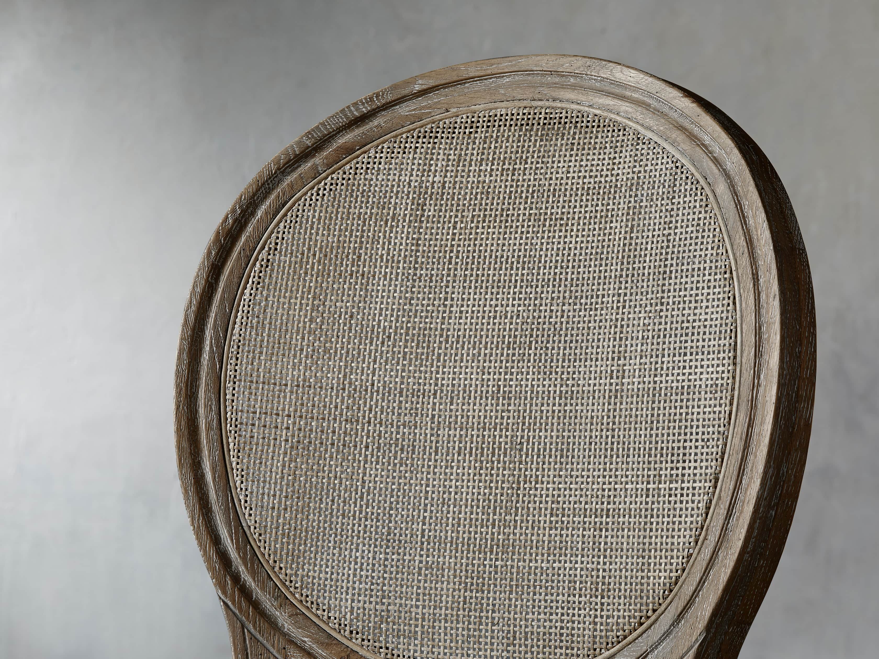 Margot Cane Back Dining Side Chair in Cinder, slide 5 of 8
