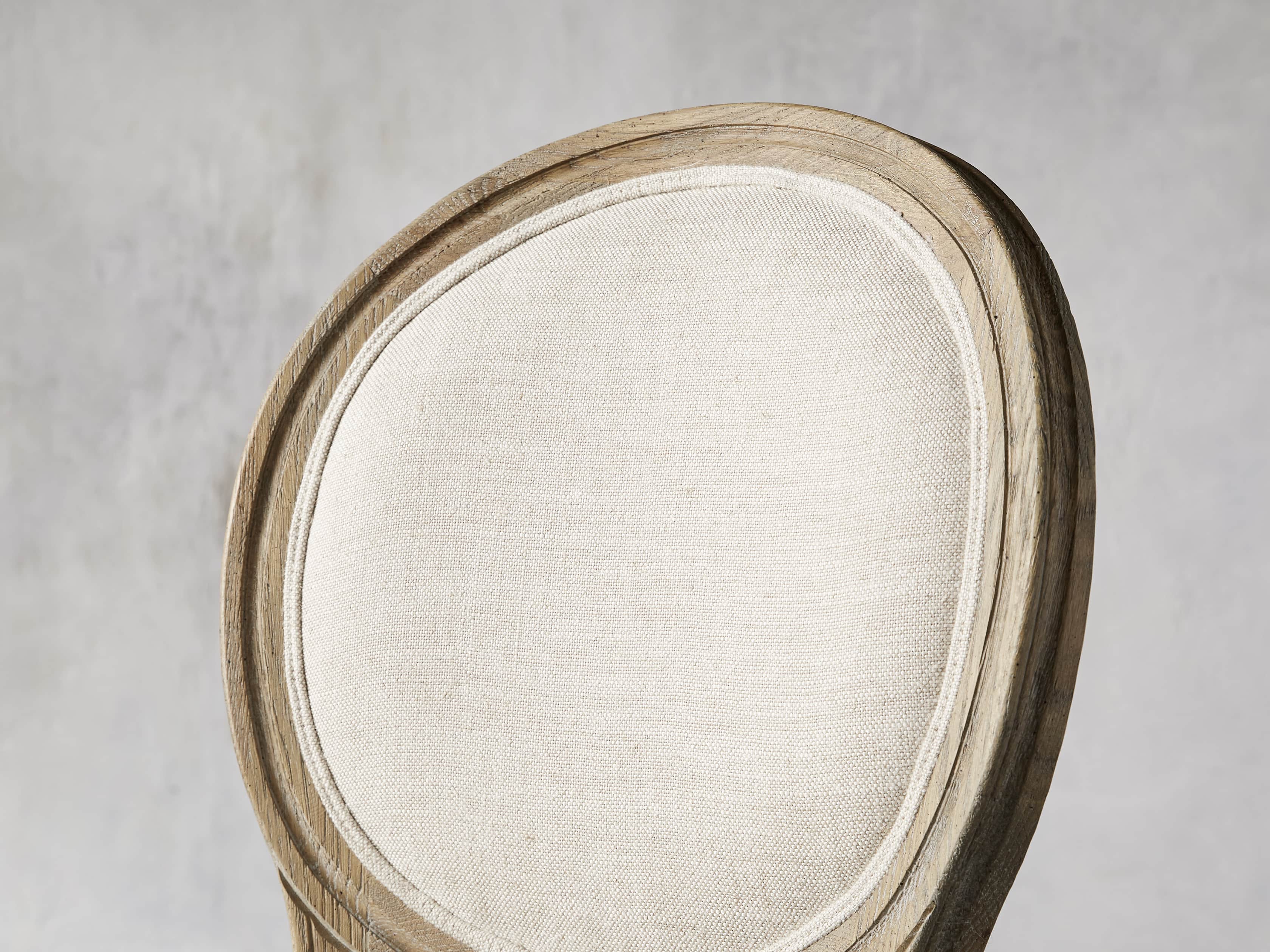 Margot Upholstered Dining Side Chair in Weathered, slide 5 of 6