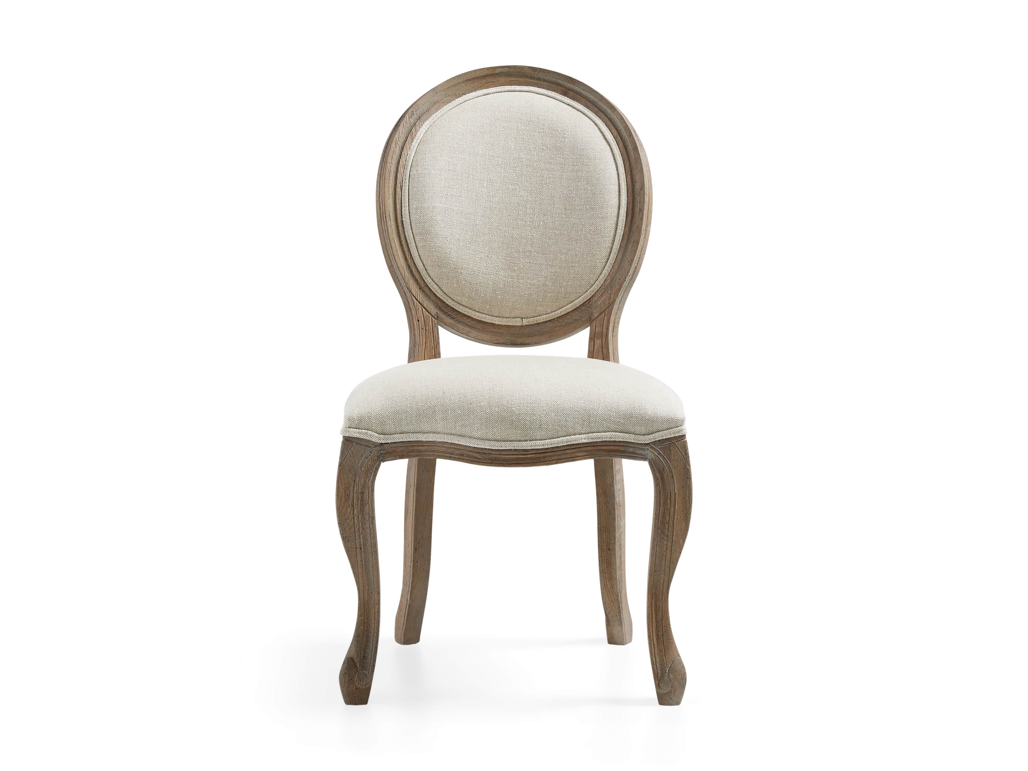 Margot Upholstered Dining Side Chair in Weathered, slide 7 of 8