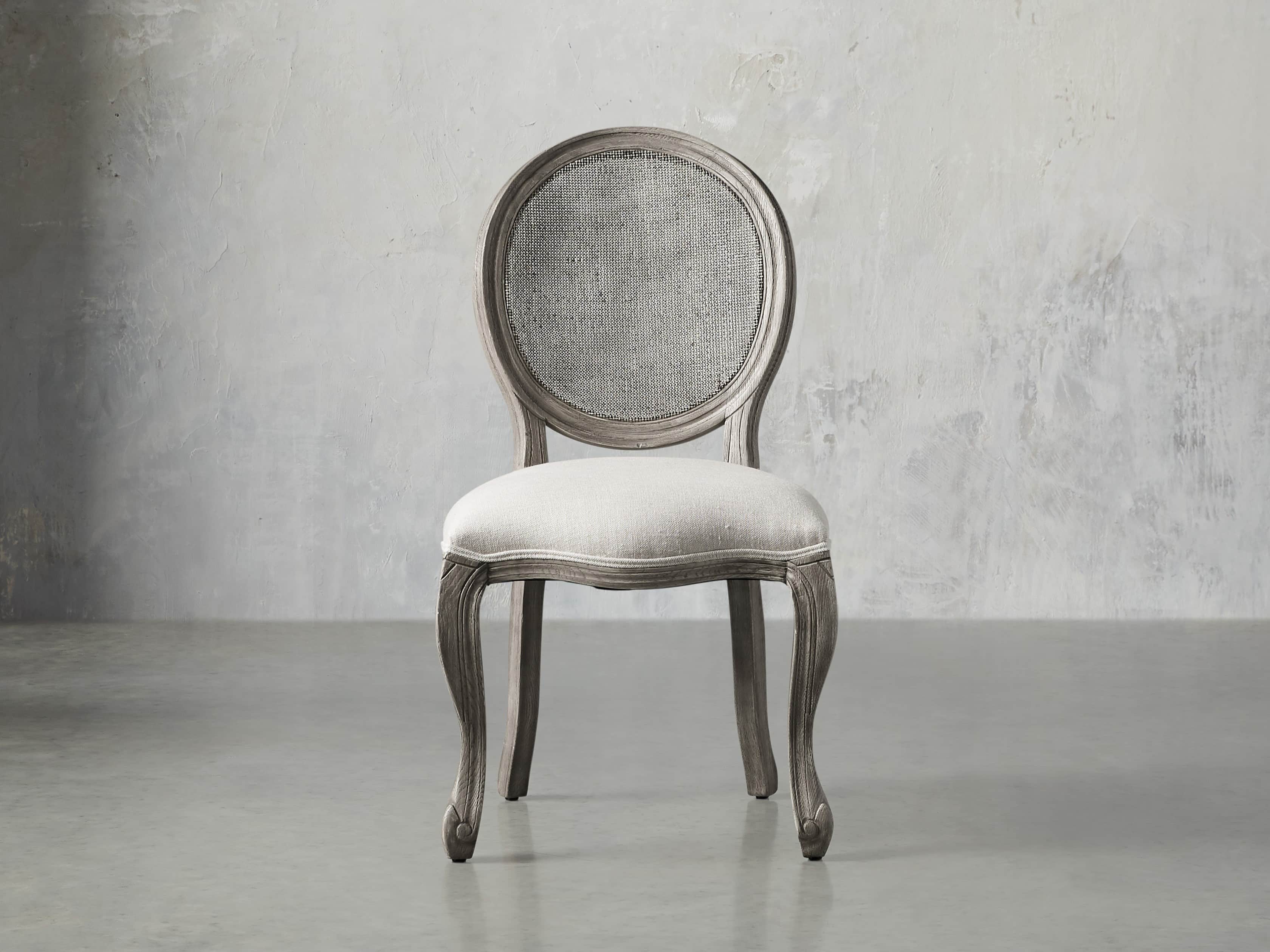 Margot 23" Cane Back Dining Side Chair in Vintage, slide 1 of 8