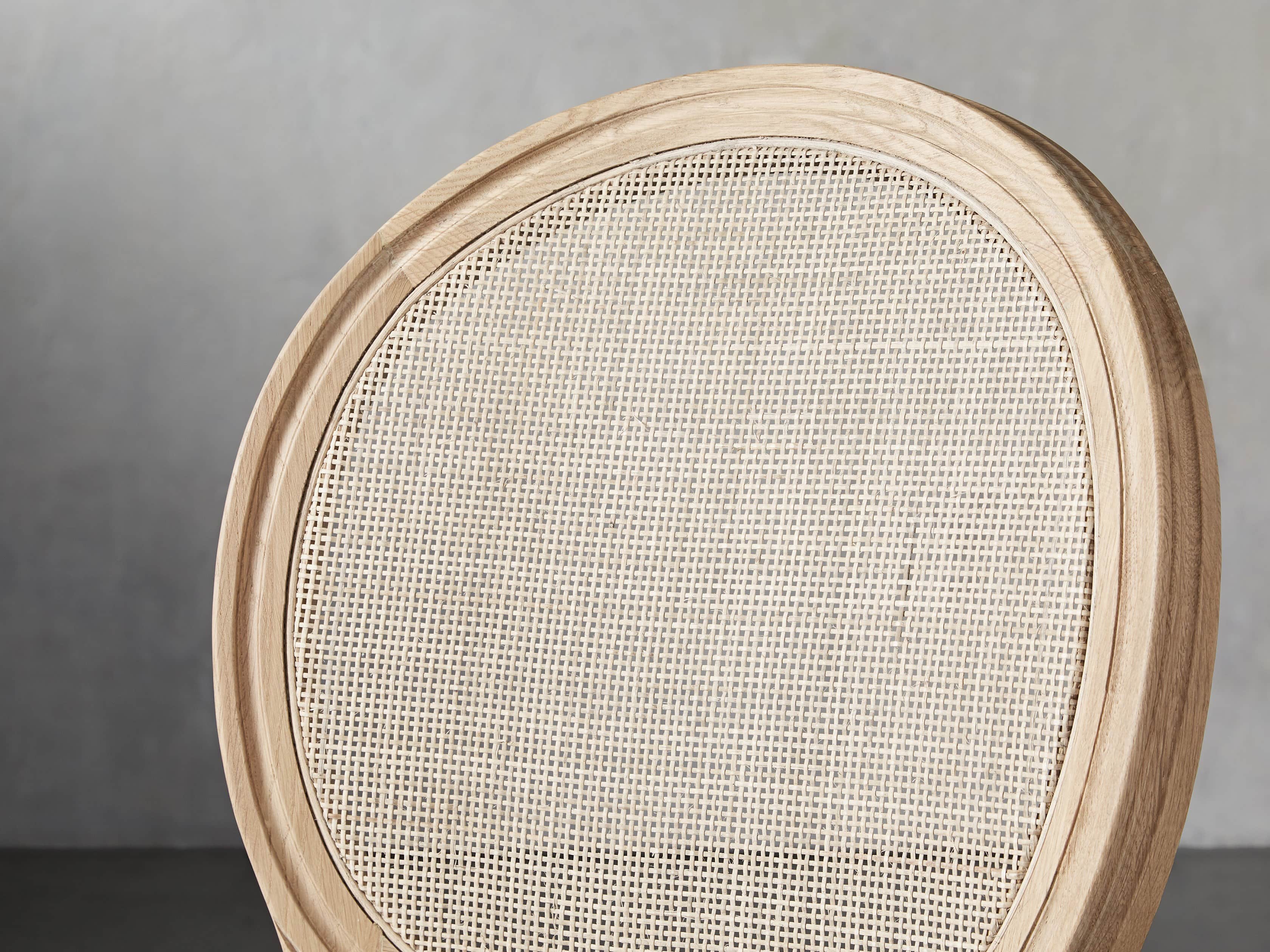 Margot Cane Back Dining Chair in Weathered Arhaus