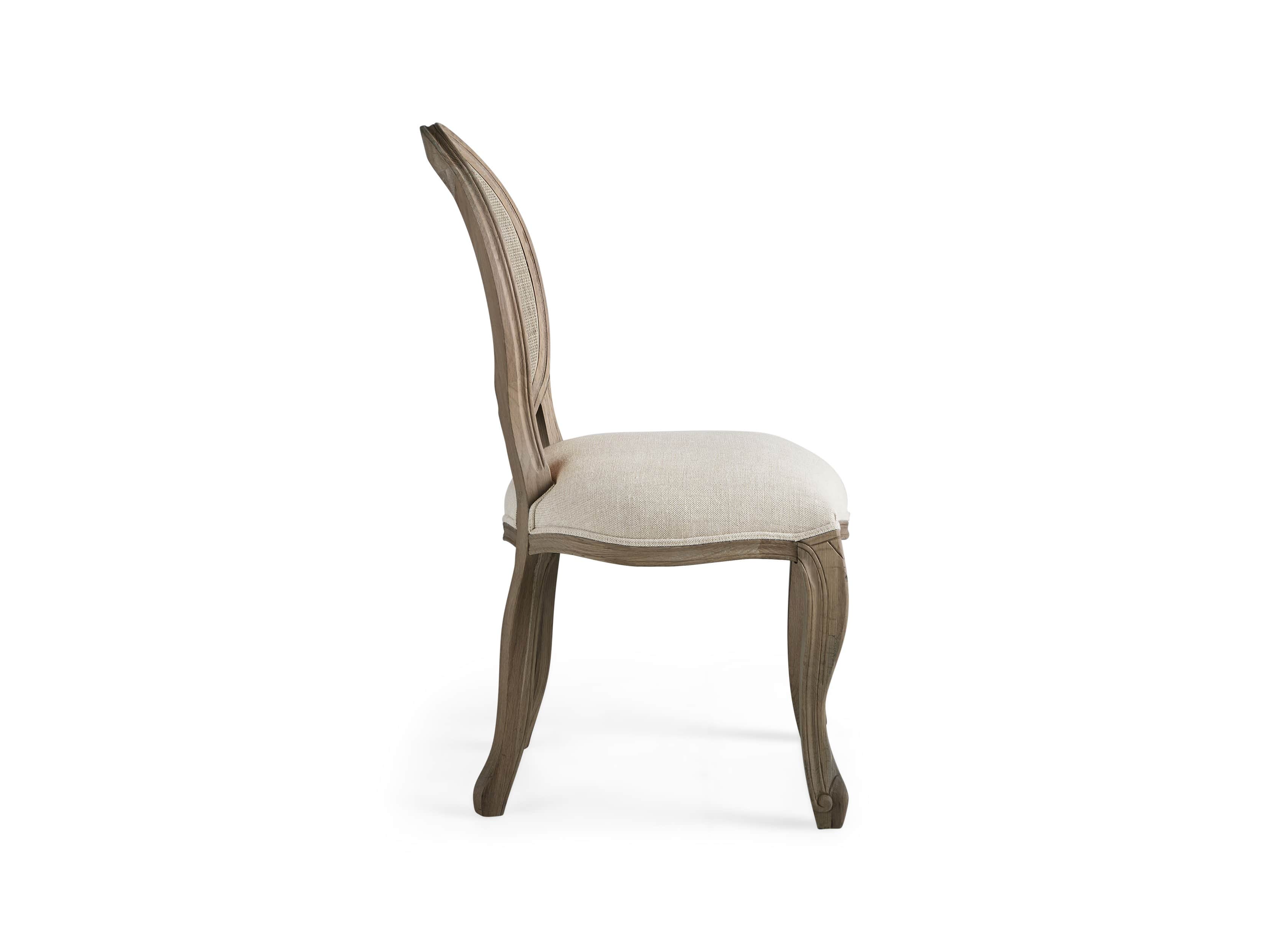 Margot Cane Back Dining Chair in Weathered Arhaus
