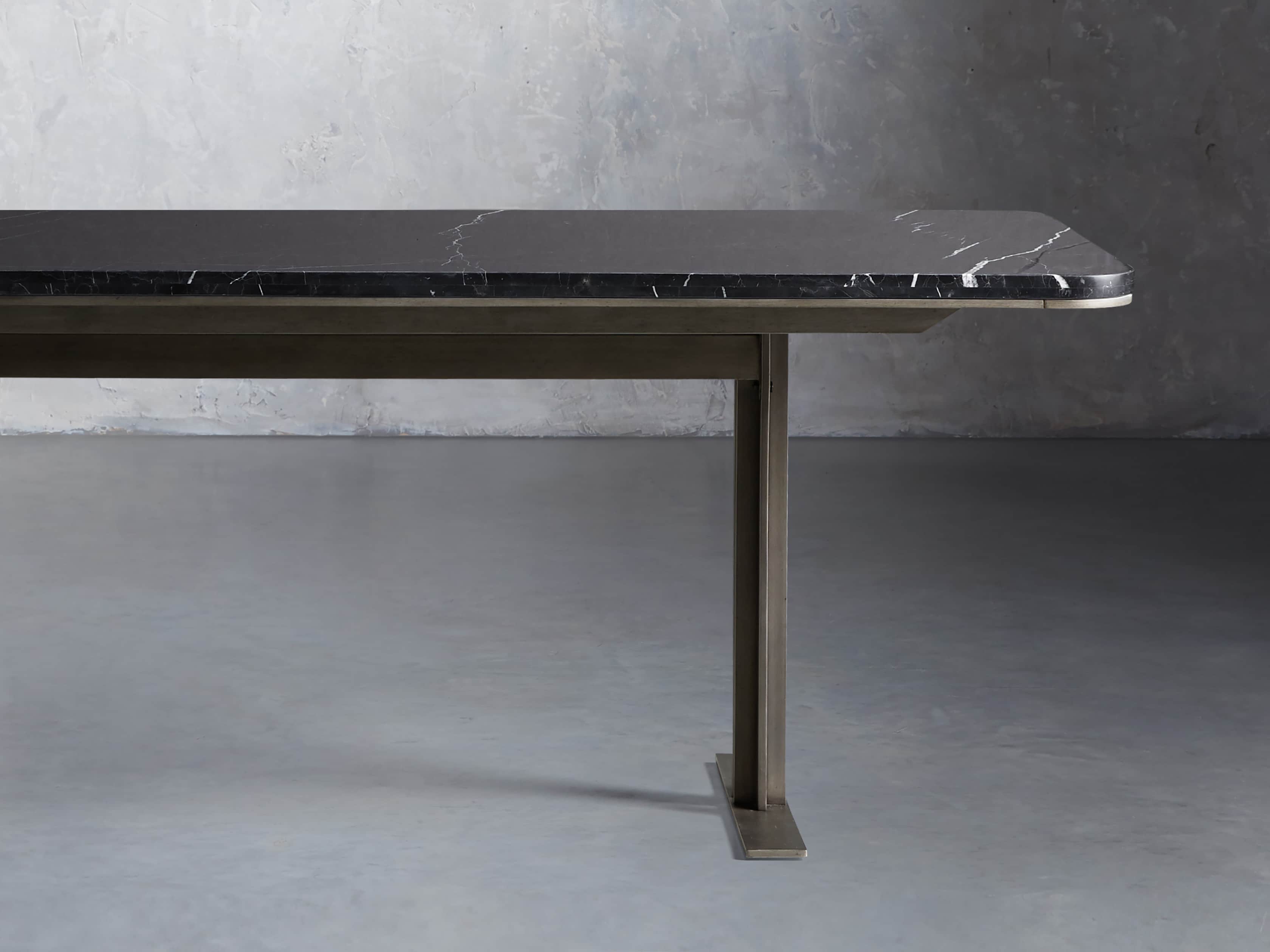 Black Marble Dining Table Arhaus