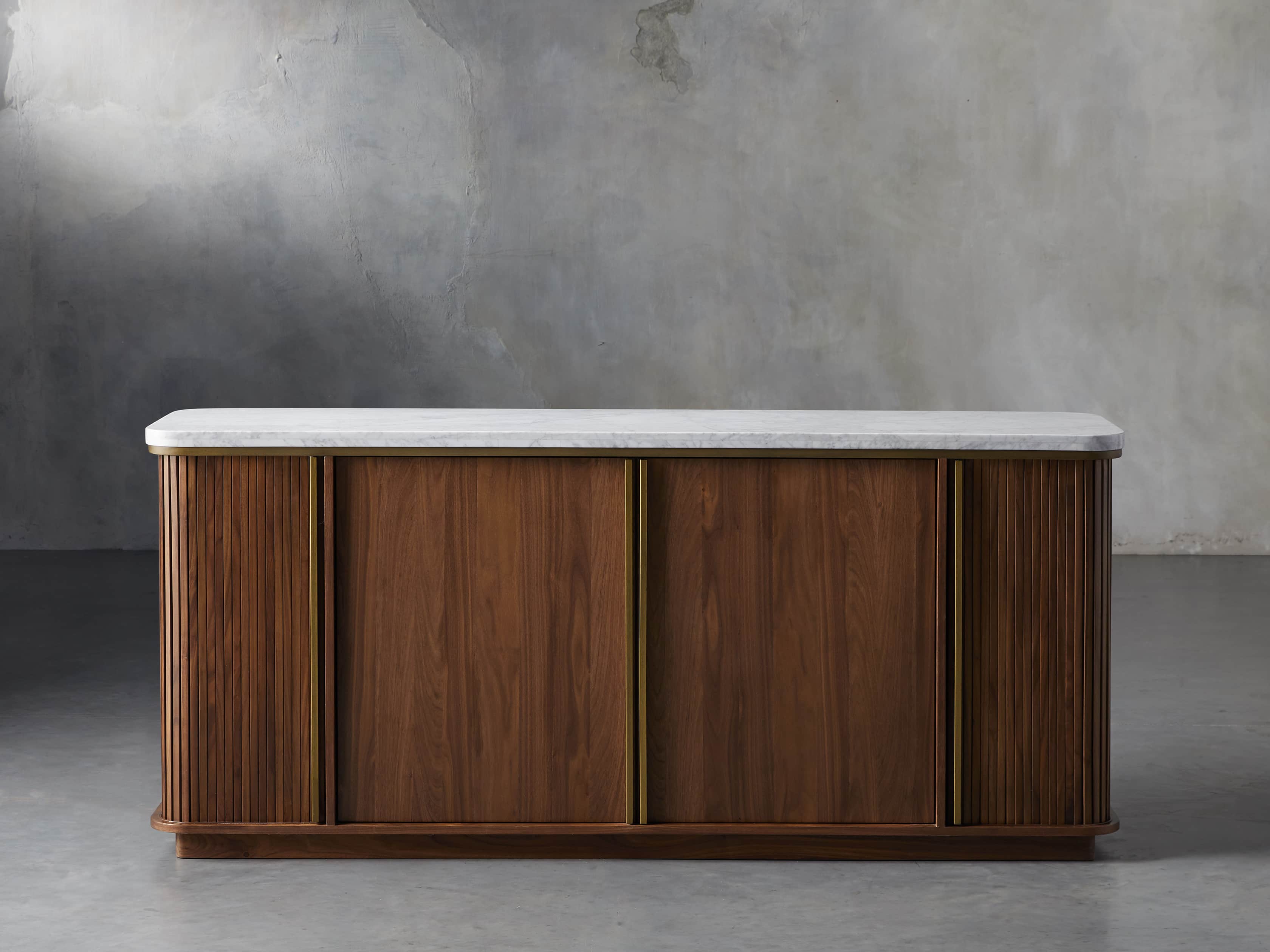 Massa 70" Buffet in Carrara Marble