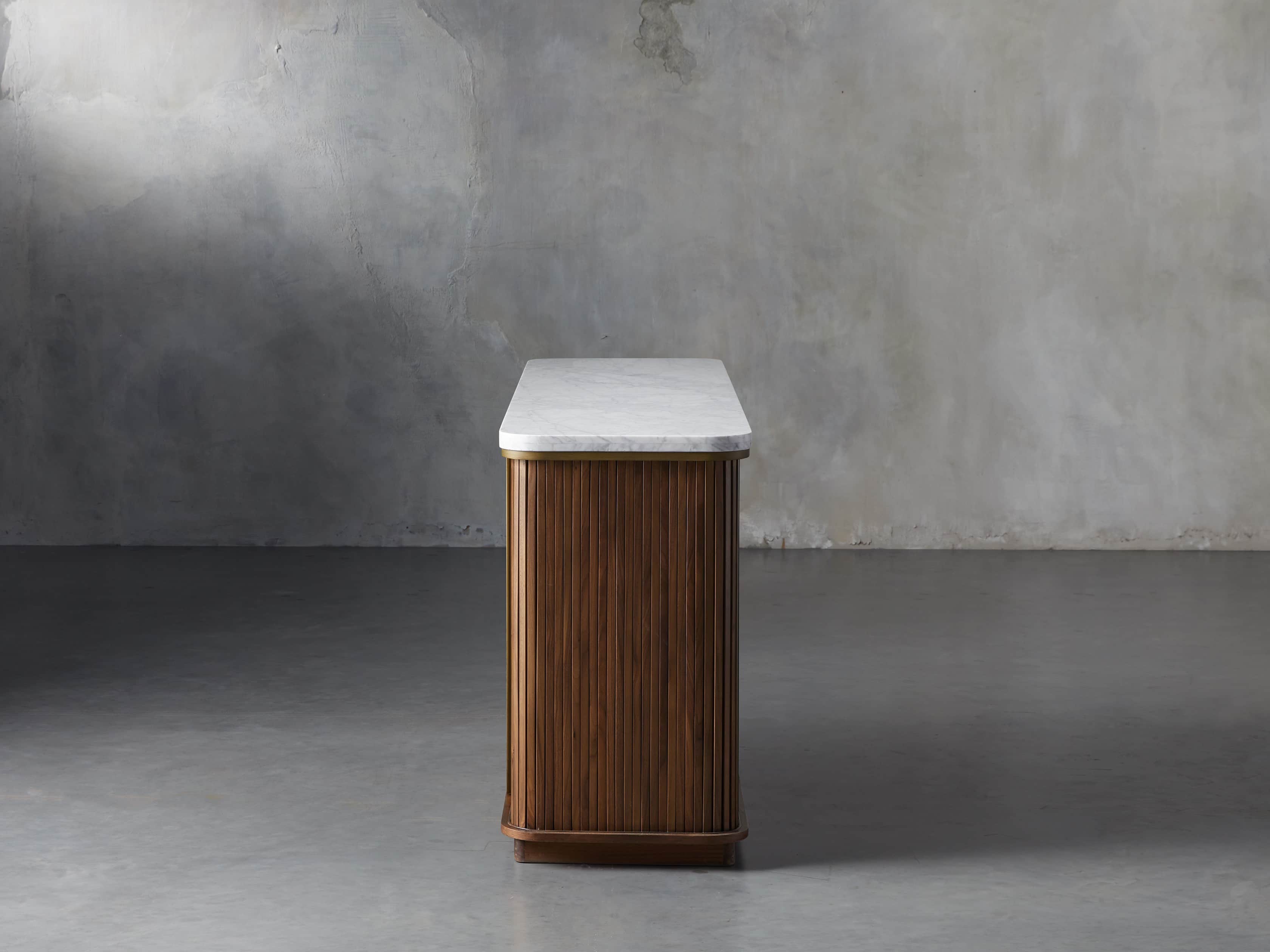 Massa 70" Buffet in Carrara Marble