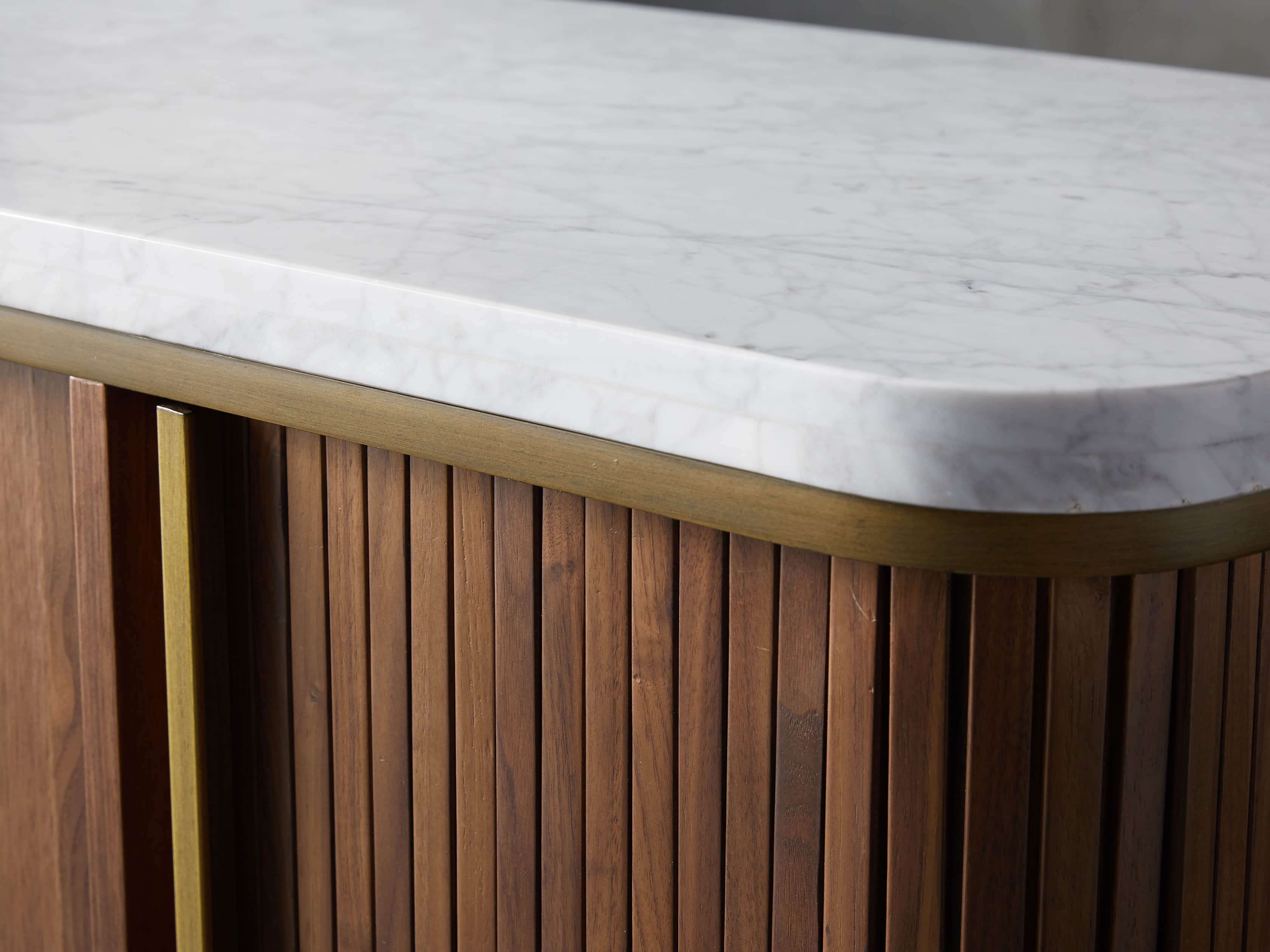 Massa 70" Buffet in Carrara Marble