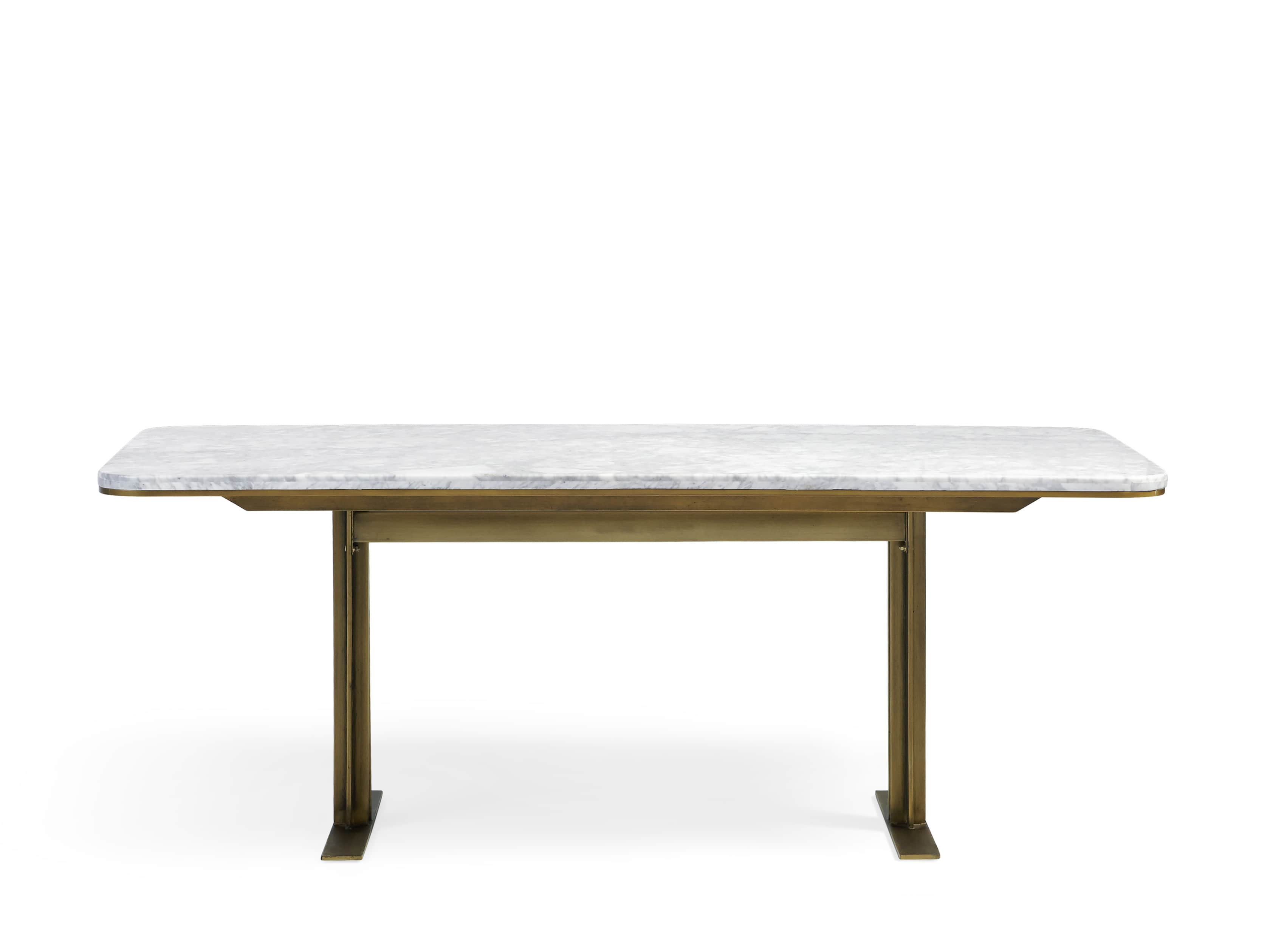Massa Kitchen Table in Carrara Marble