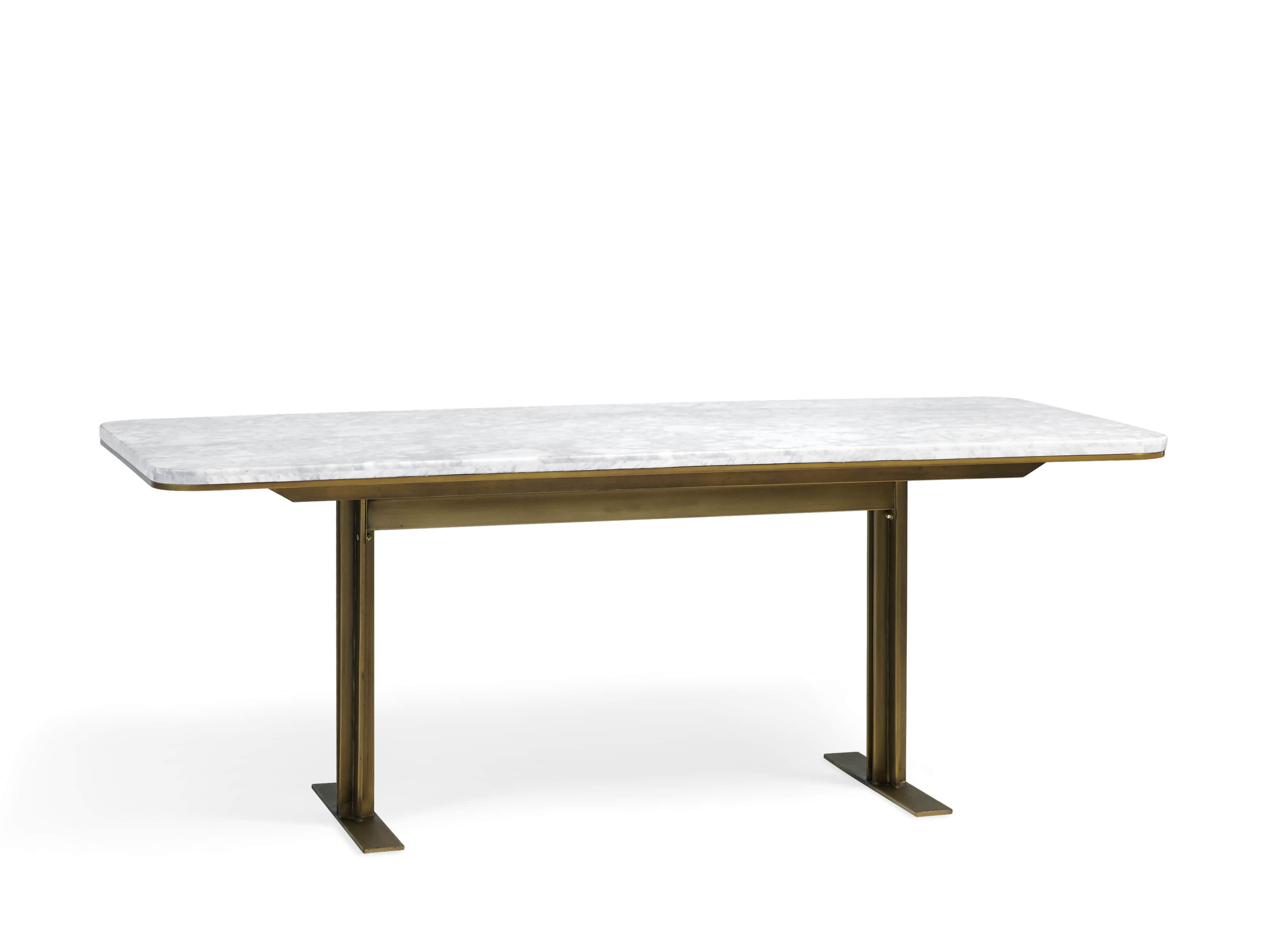 Massa Kitchen Table in Carrara Marble