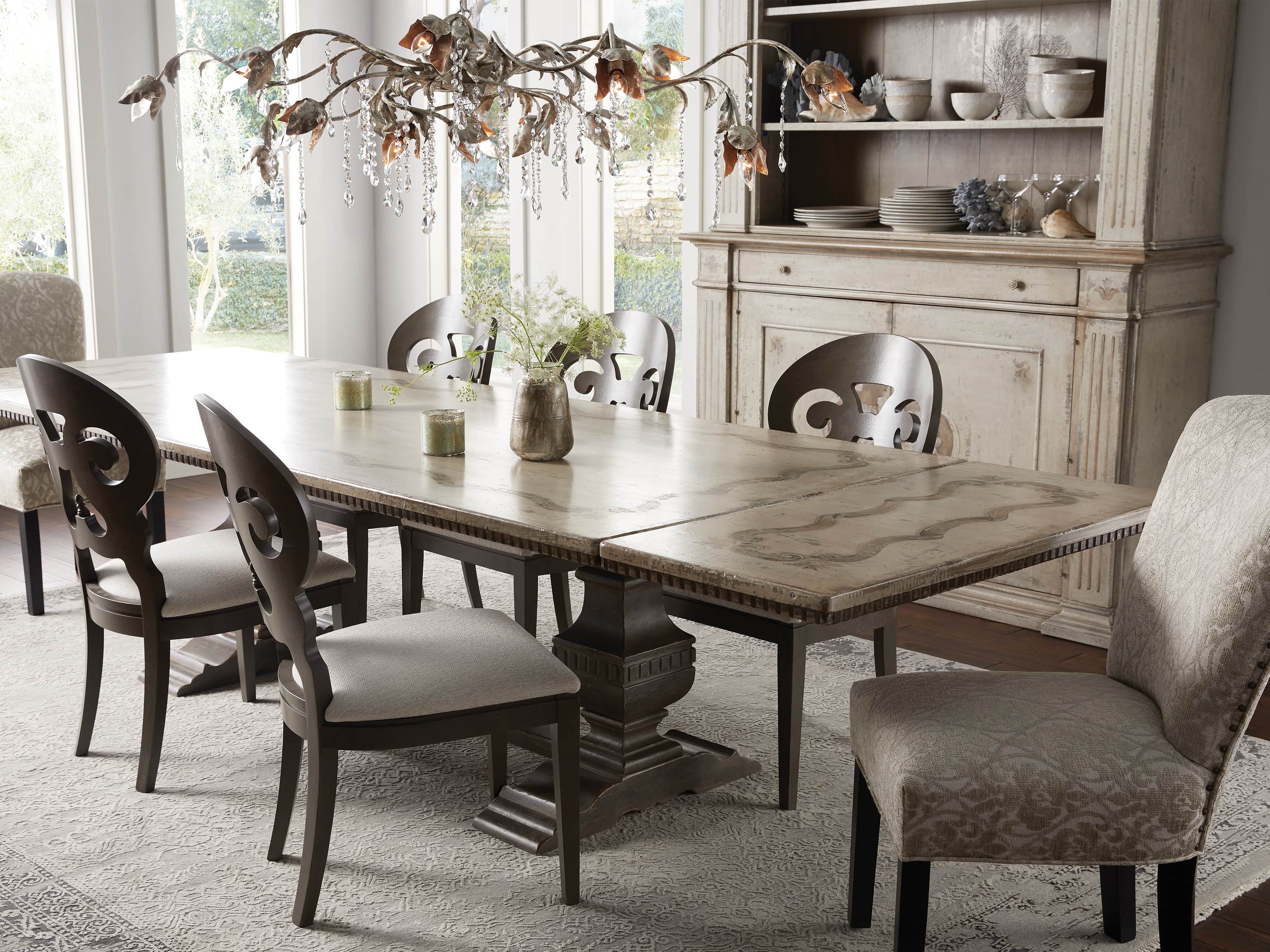 Messina Bell'Arte 69" Hutch & Buffet, slide 6 of 7