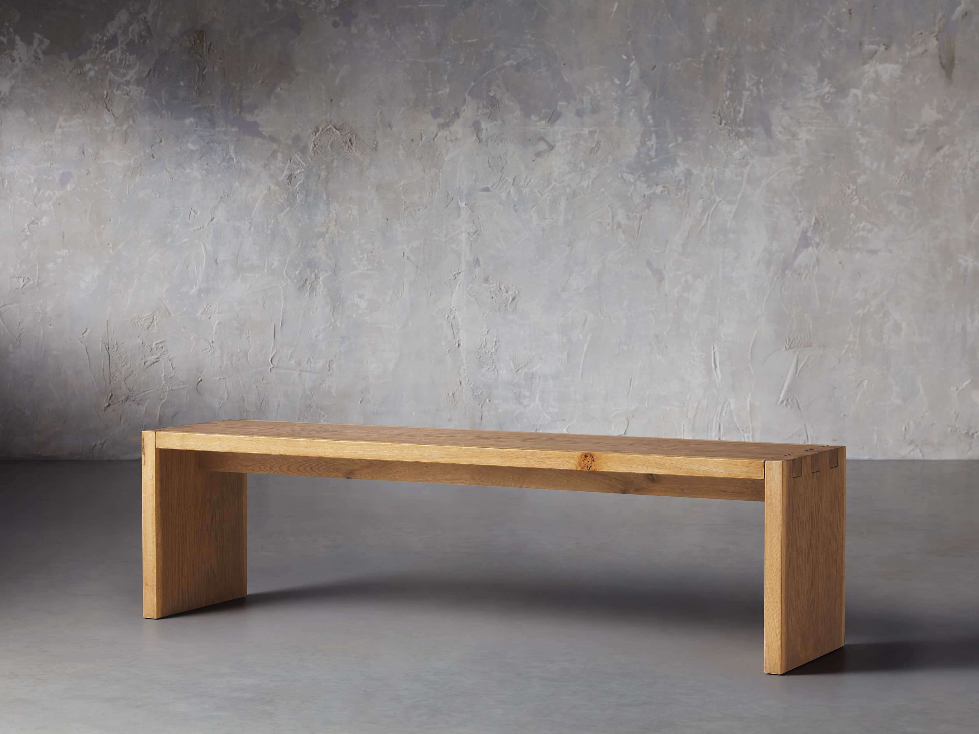 MIHAELA VIN ALB 64" BENCH, slide 2 of 6