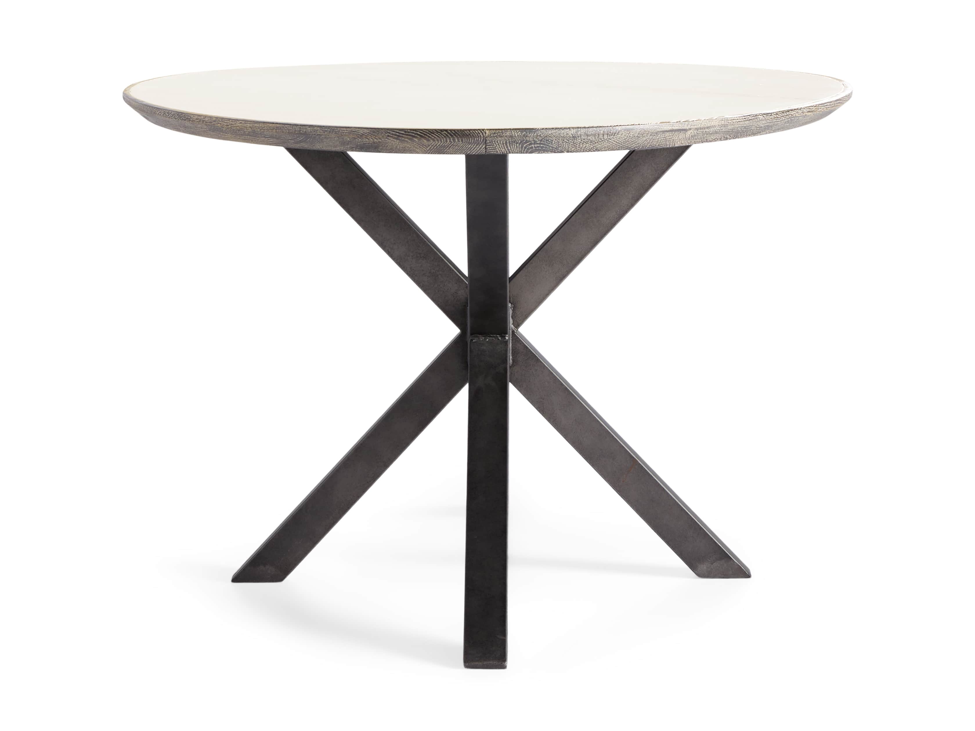 Meridian 79" White Marble Dining Table, slide 6 of 8