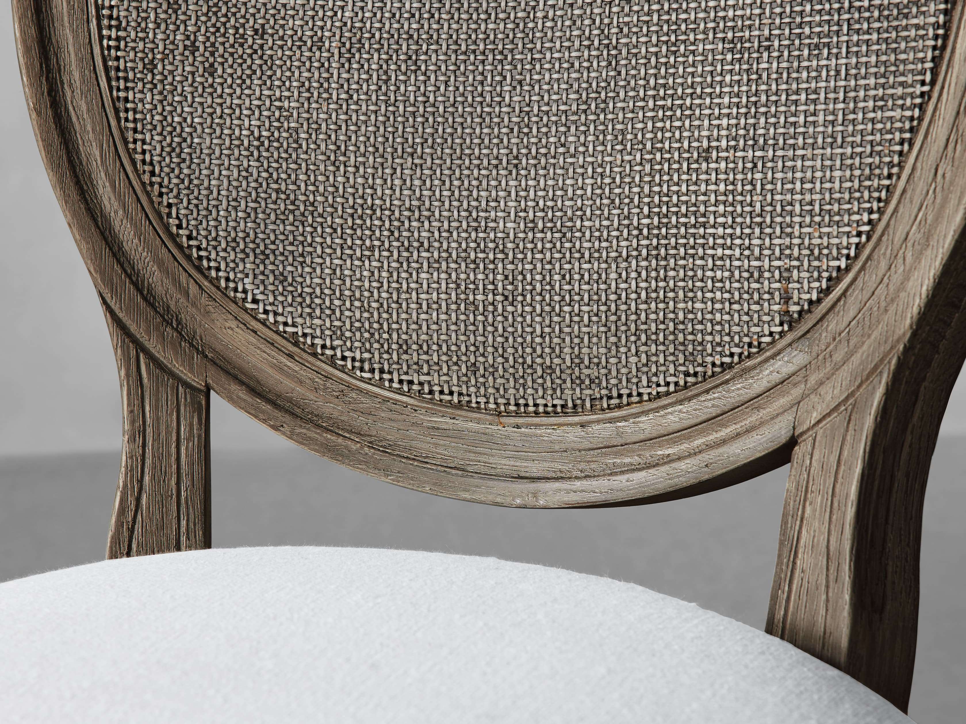 Margot Cane Back Dining Chair in Cinder Wood Natural | Arhaus