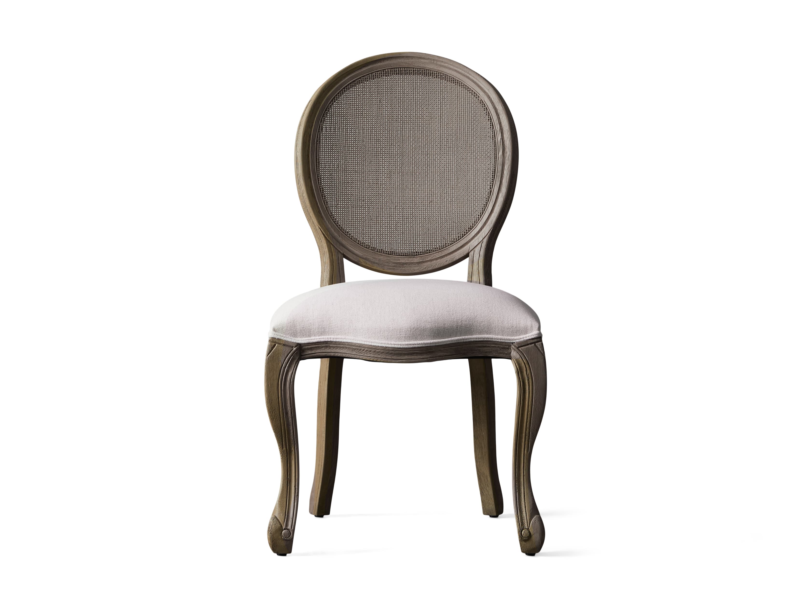 arhaus cane dining chair