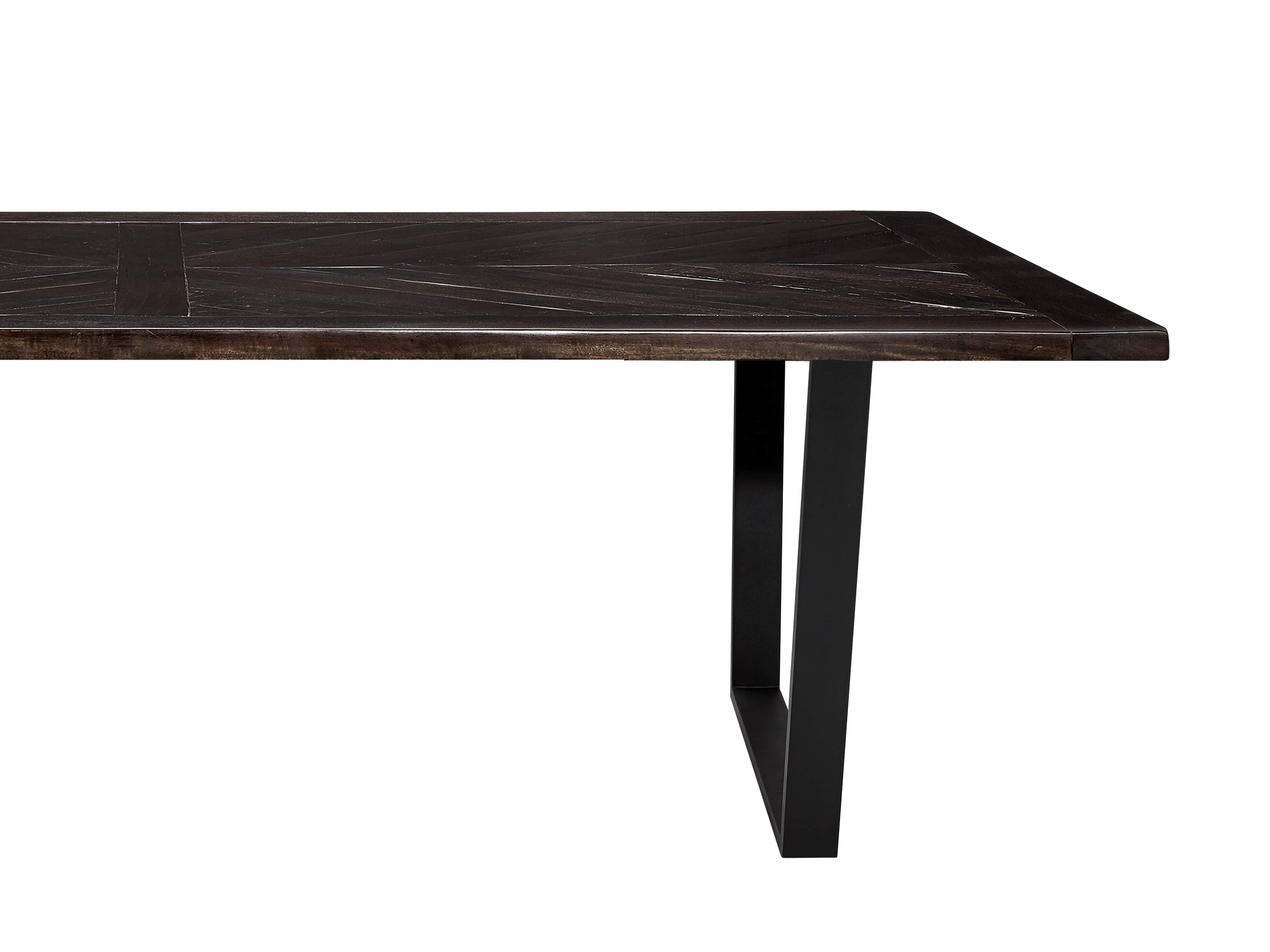 Nobelle 70" Dining Table with Hardyn Base in Black